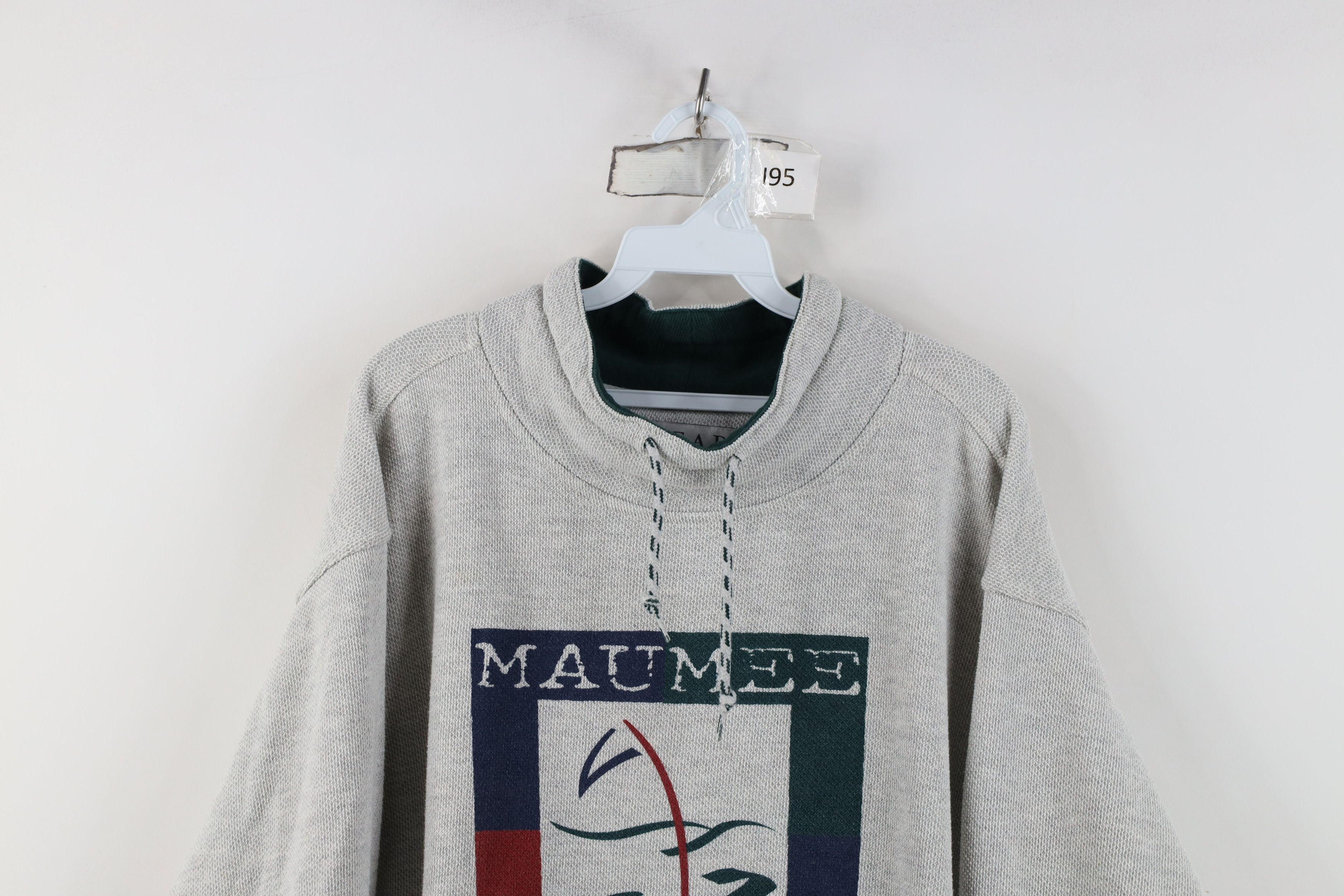 Vintage Vintage 90s Streetwear Bay Golf Course Mock Neck Sweatshirt Size US M / EU 48-50 / 2 - 2 Thumbnail