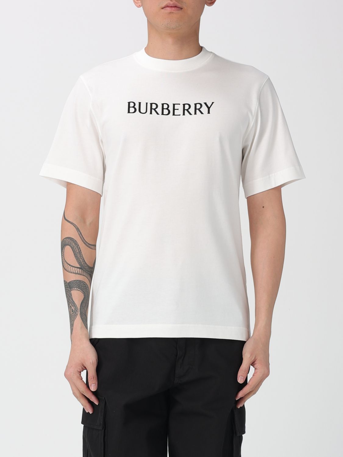 Burberry Burberry T-Shirt Men White Size US XXL / EU 58 / 5 - 1 Thumbnail