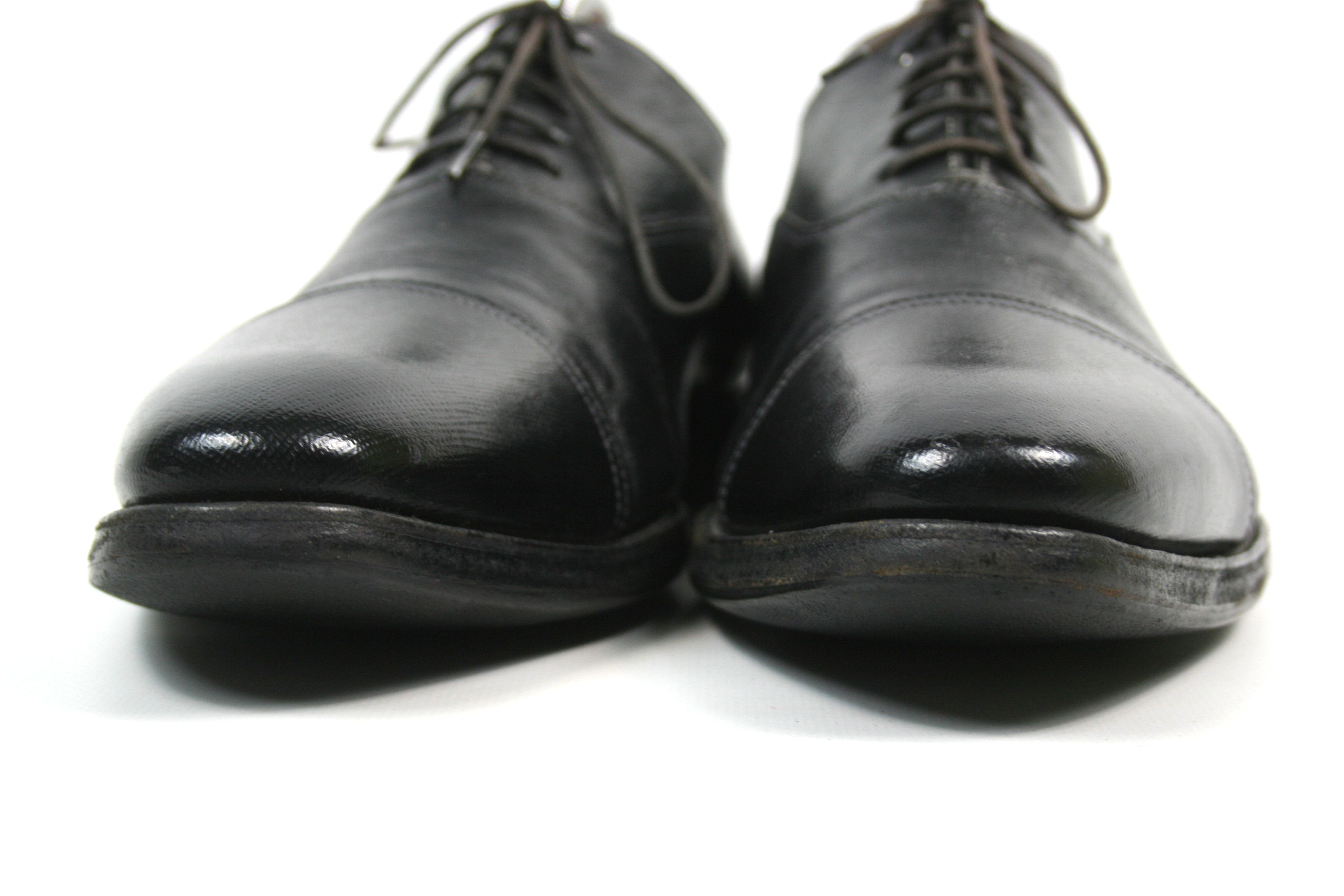 Santoni Leather Oxford Shoes Size US 7 / EU 40 - 4 Thumbnail