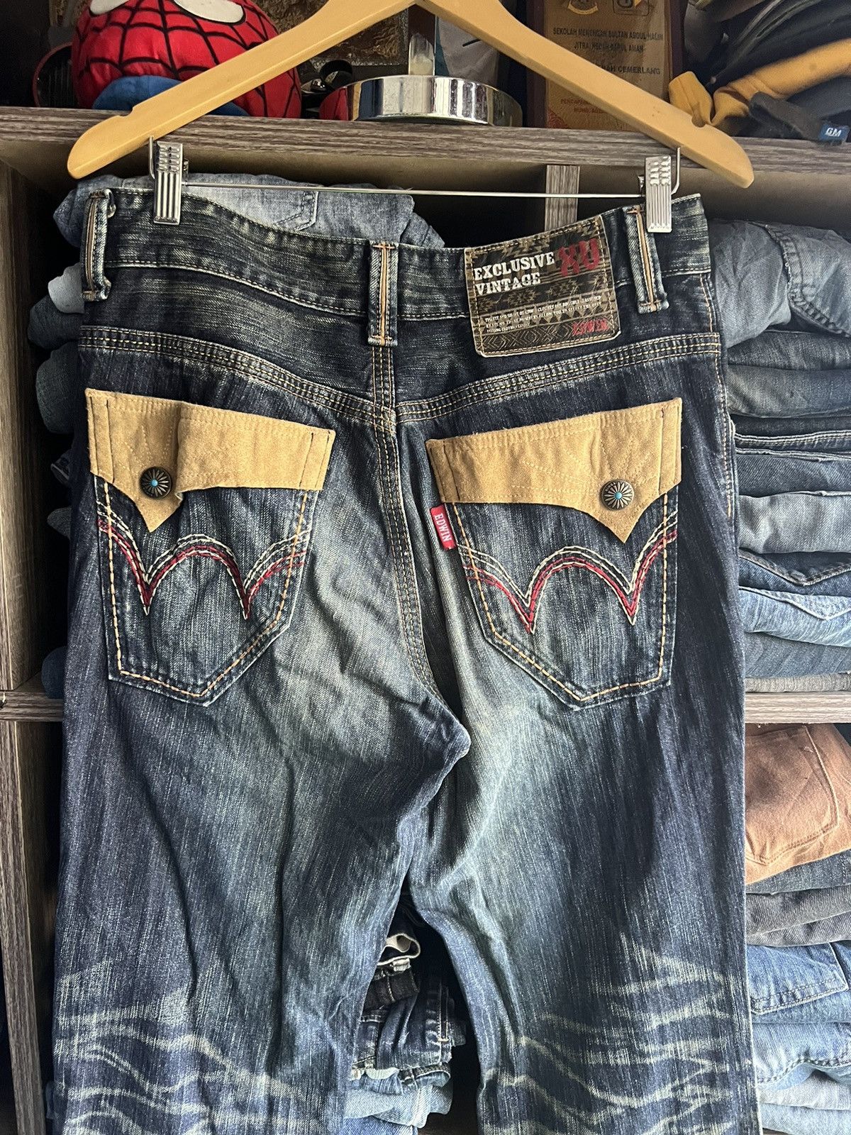 Edwin 🔥Flared Edwin Exclusive Vintage Distressed Denim Size US 33 - 13 Thumbnail