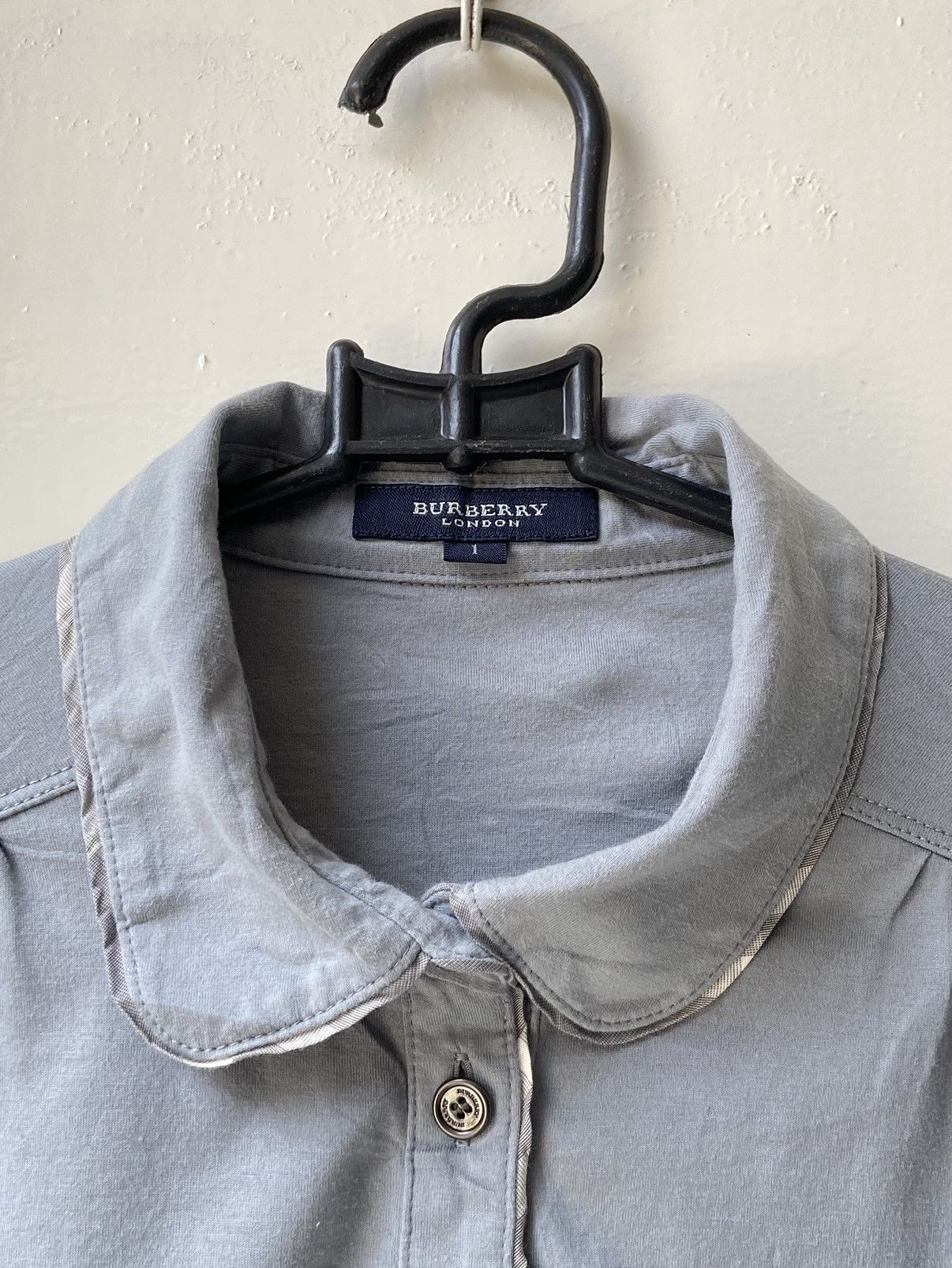 Burberry BURBERRY Grey T-Shirt Size US XS / EU 42 / 0 - 13 Thumbnail