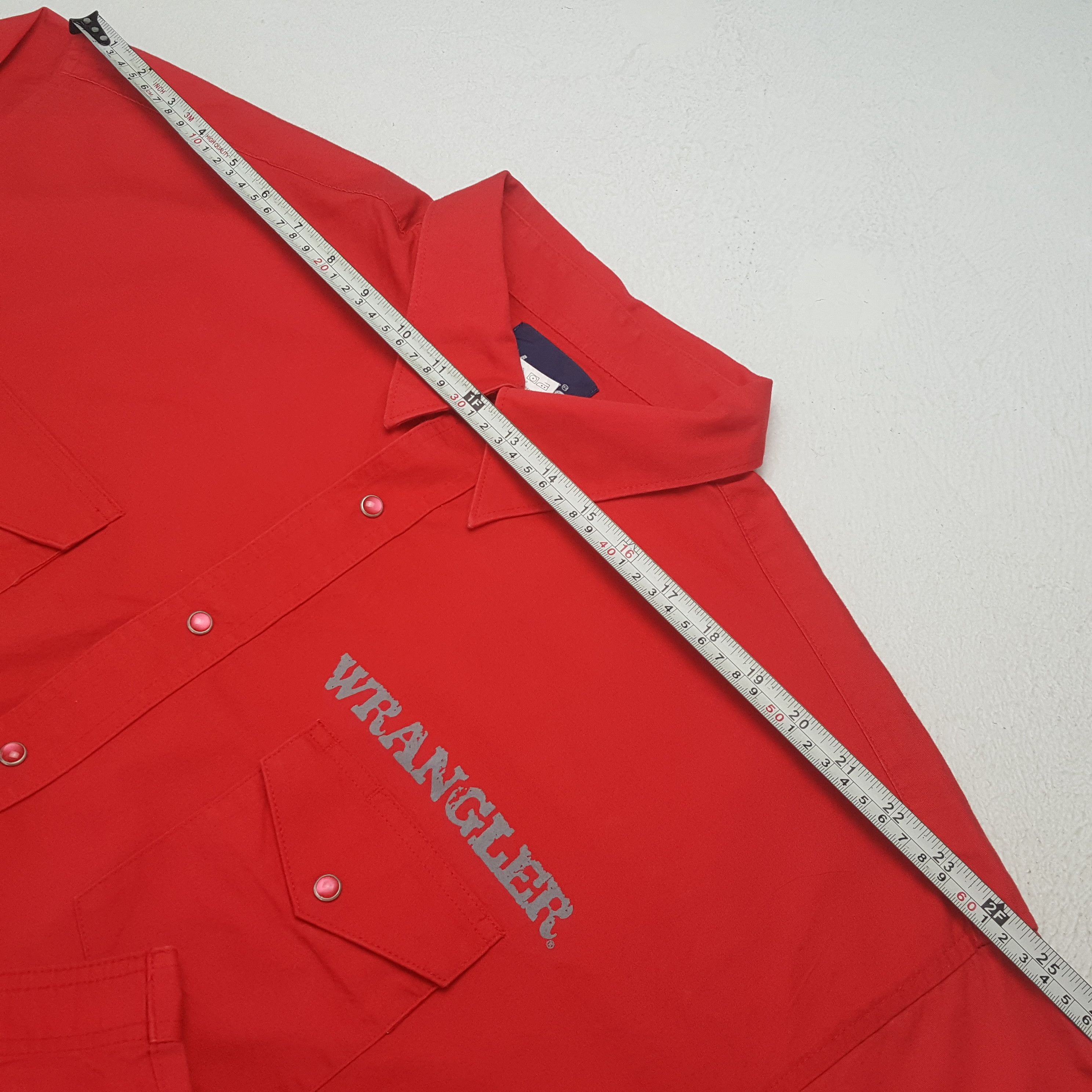 Vintage × Wrangler Vintage Wrangler American Western Button Up Shirt C276N61 Size US XXL / EU 58 / 5 - 9 Thumbnail
