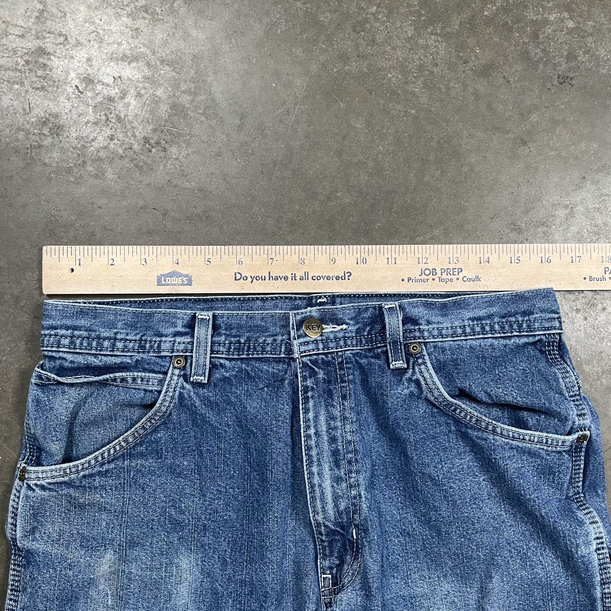 Vintage Vintage Key Baggy Carpenter Jeans Dark Wash Skater Denim Size US 32 / EU 48 - 10 Thumbnail