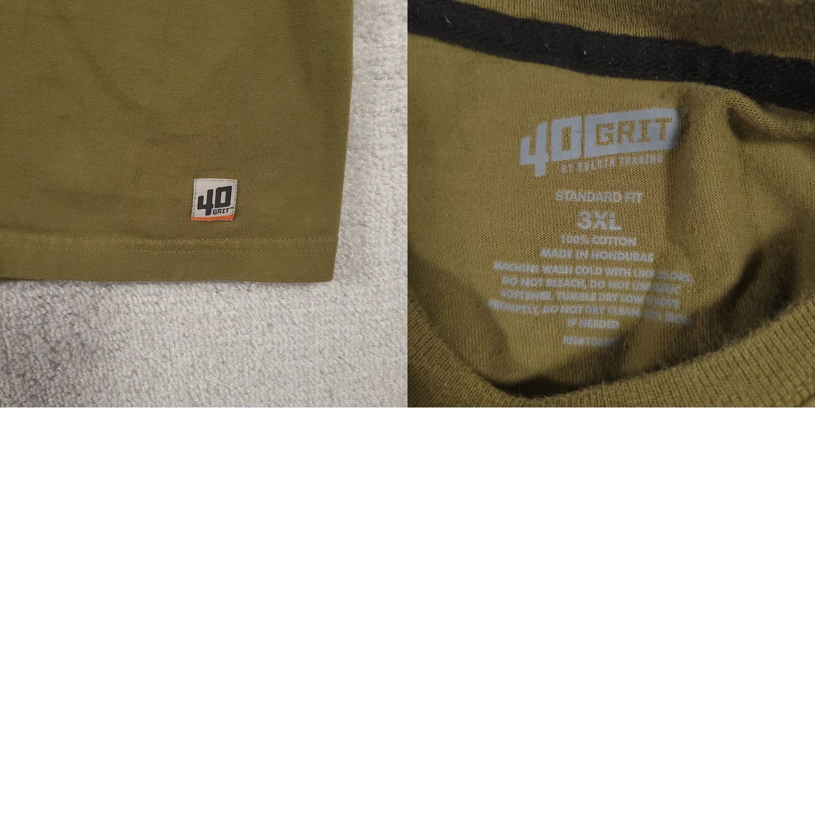 Vintage Duluth Shirt Mens 3XL Green 40 Grit Pocket Short Sleeve Work Casual T-Shirt Mens Gray? Size US XXL / EU 58 / 5 - 8 Thumbnail