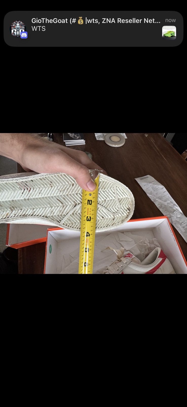 Nike 1981 NIKE BRUIN OG WHITE RED BACK TO THE FUTURE SIZE 8.5 Size US 8.5 / EU 41-42 - 13 Thumbnail