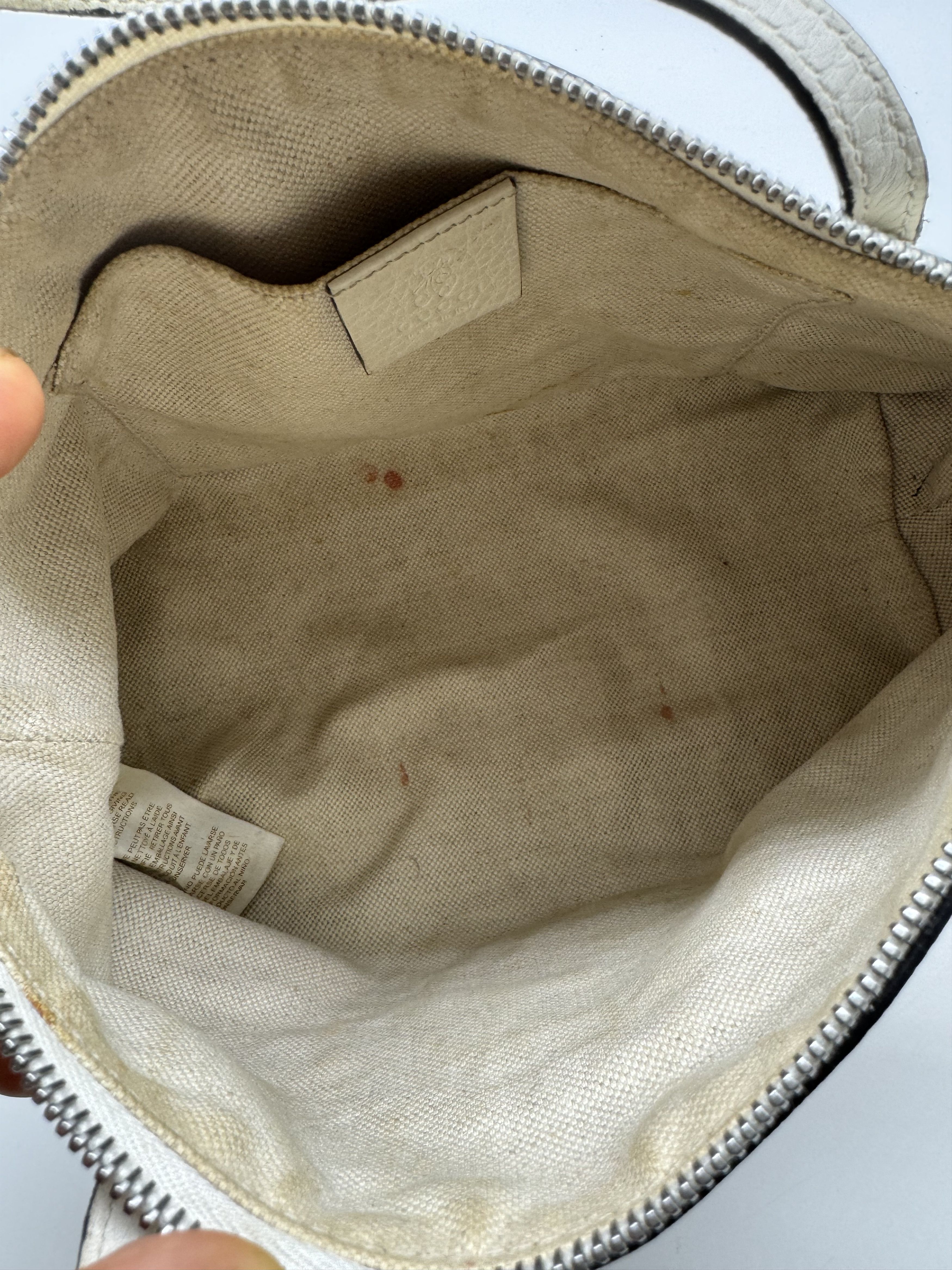 Gucci Gucci Soho Kid White Leather Small Tote Size ONE SIZE - 8 Thumbnail