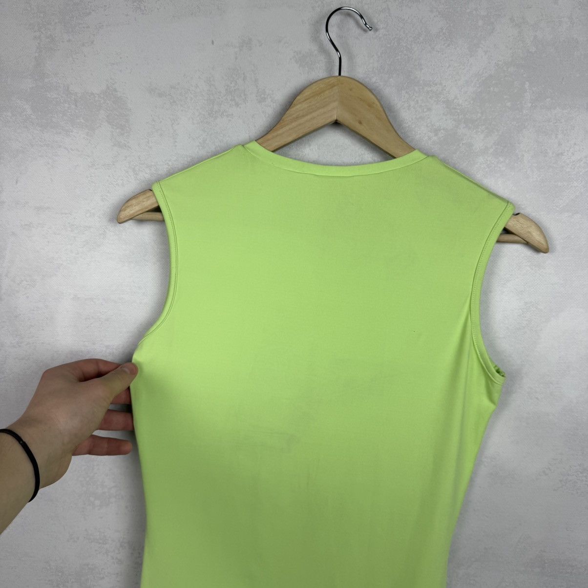 Versace × Versace Jeans Couture Versace Jeans Couture Women’s Nylon Acid Green Tank Top Size L / US 10 / IT 46 - 19 Thumbnail