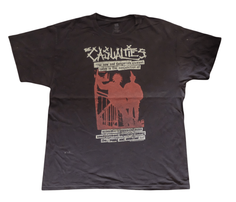 Band Tees The Casualties 2011s Tour Size US L / EU 52-54 / 3 - 1 Thumbnail