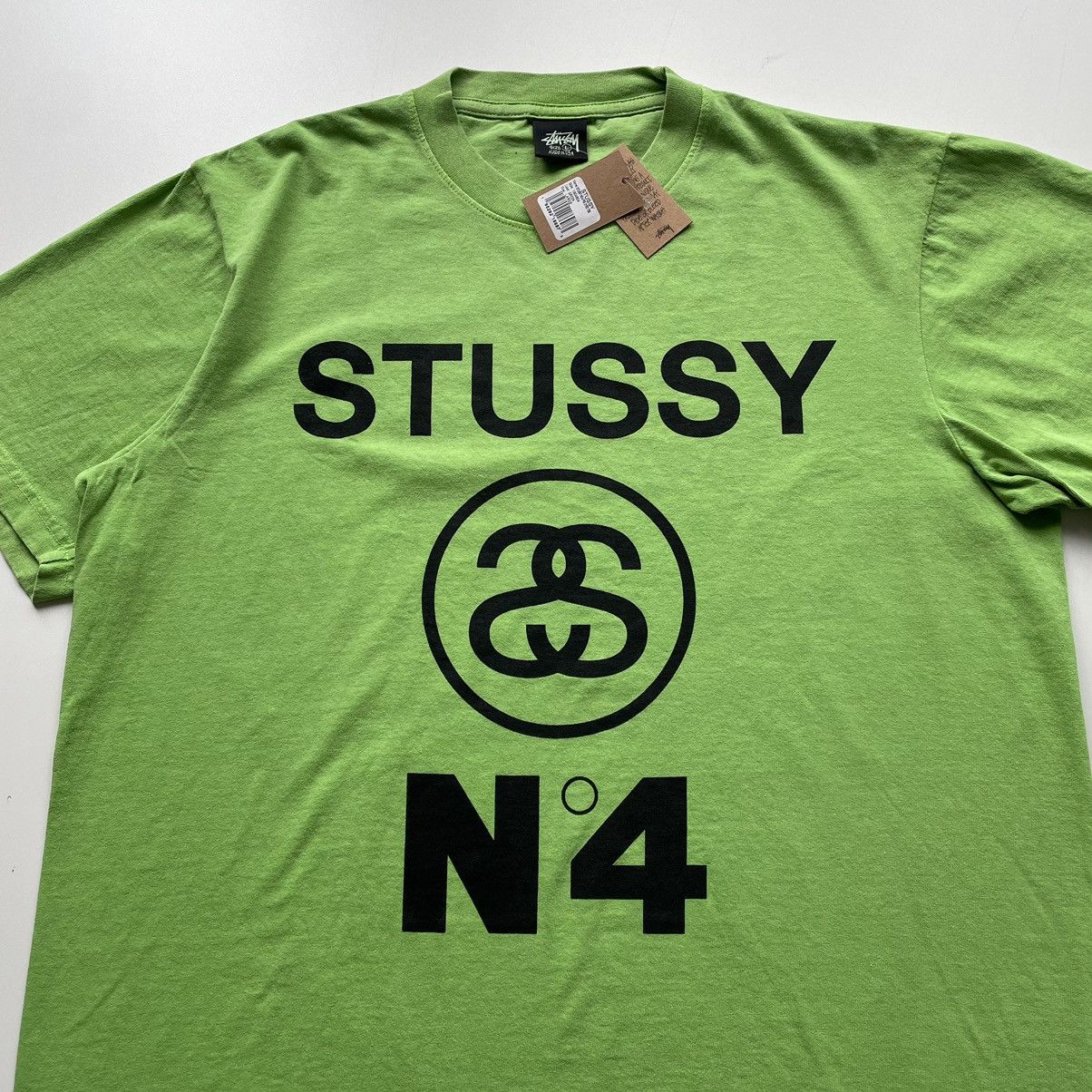 Stussy Stussy No.4 Pigment Dyed Graphic T Shirt Large Green NWT Size US L / EU 52-54 / 3 - 2 Thumbnail