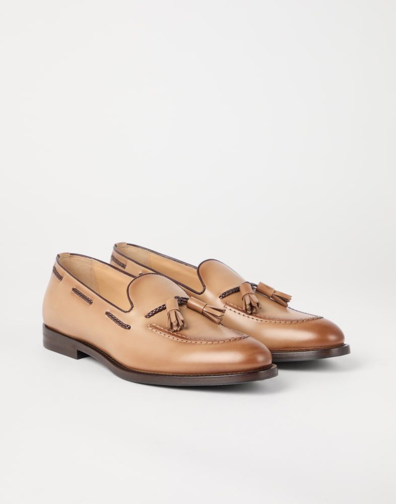 Brunello Cucinelli o1w1db10925 Pair Of Loafers in Brown Size US 11 / EU 44 - 4 Thumbnail