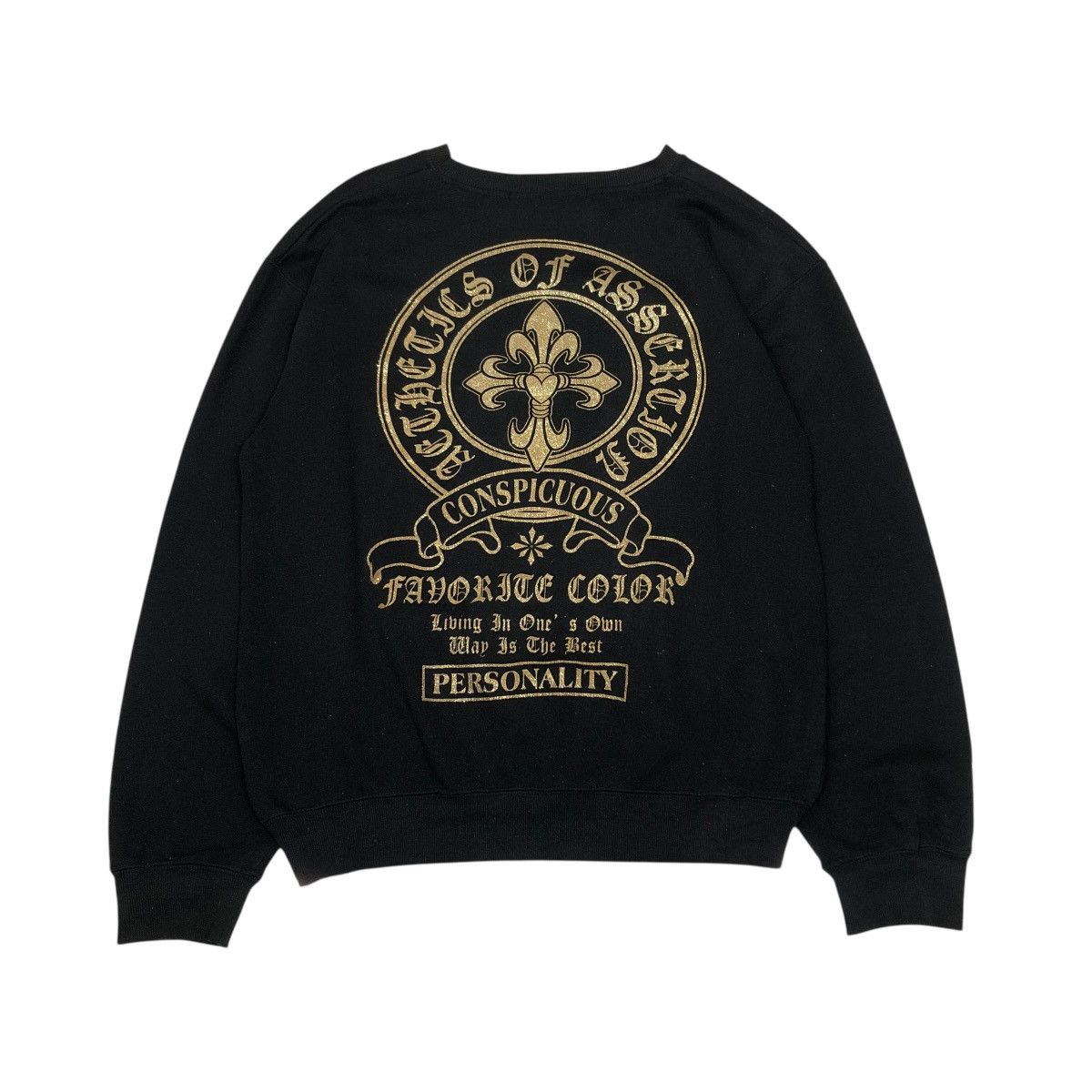 Japanese Brand 🔥VINTAGE SWEATSHIRT CONSPICUOUS CROSS BIG LOGO DESIGN Size US M / EU 48-50 / 2 - 1 Thumbnail