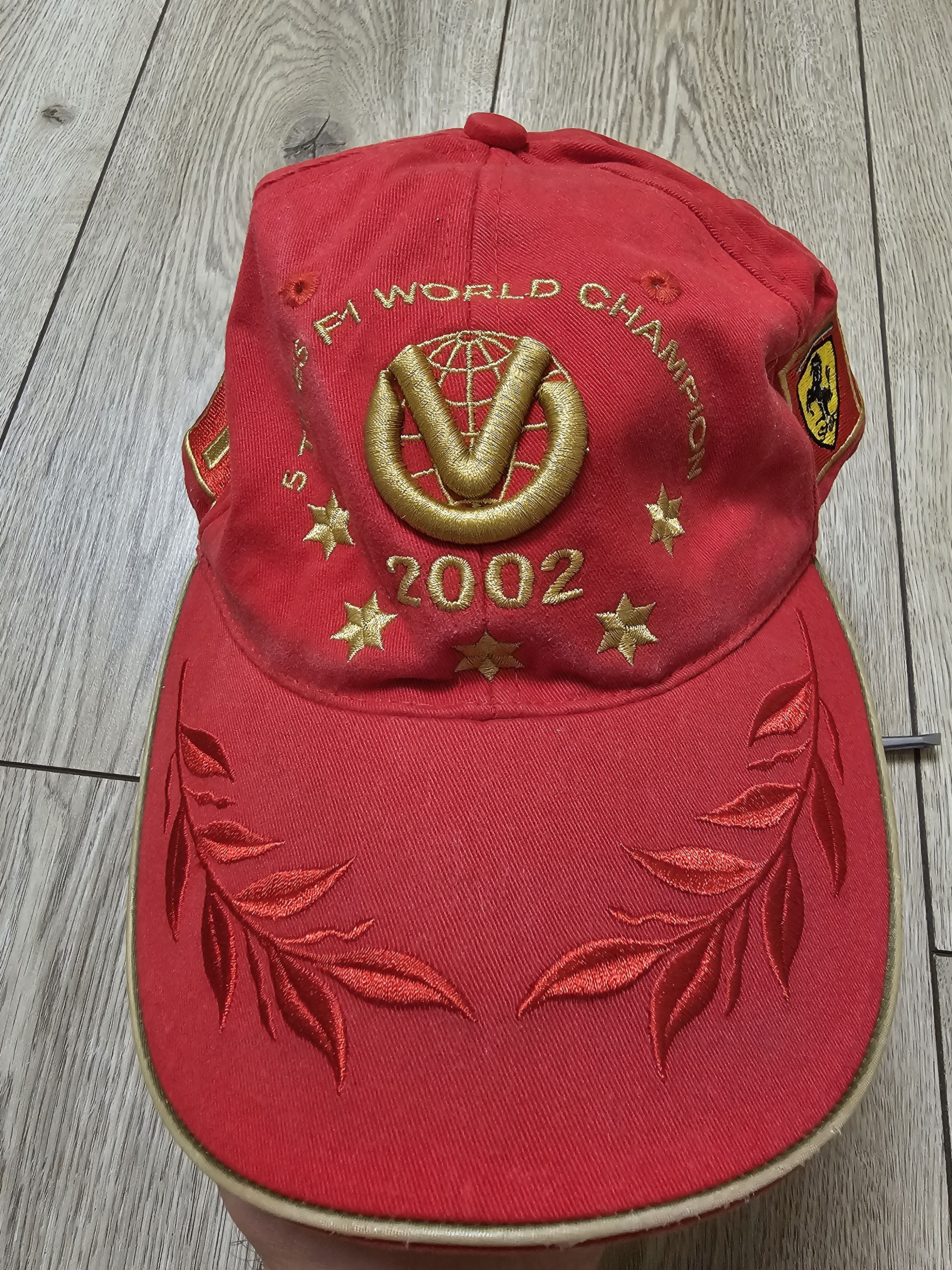 Ferrari FERRARI CAP 2002 MICHAEL SCHUMACHER CAP FORMULA 1 CAP Size ONE SIZE - 4 Thumbnail