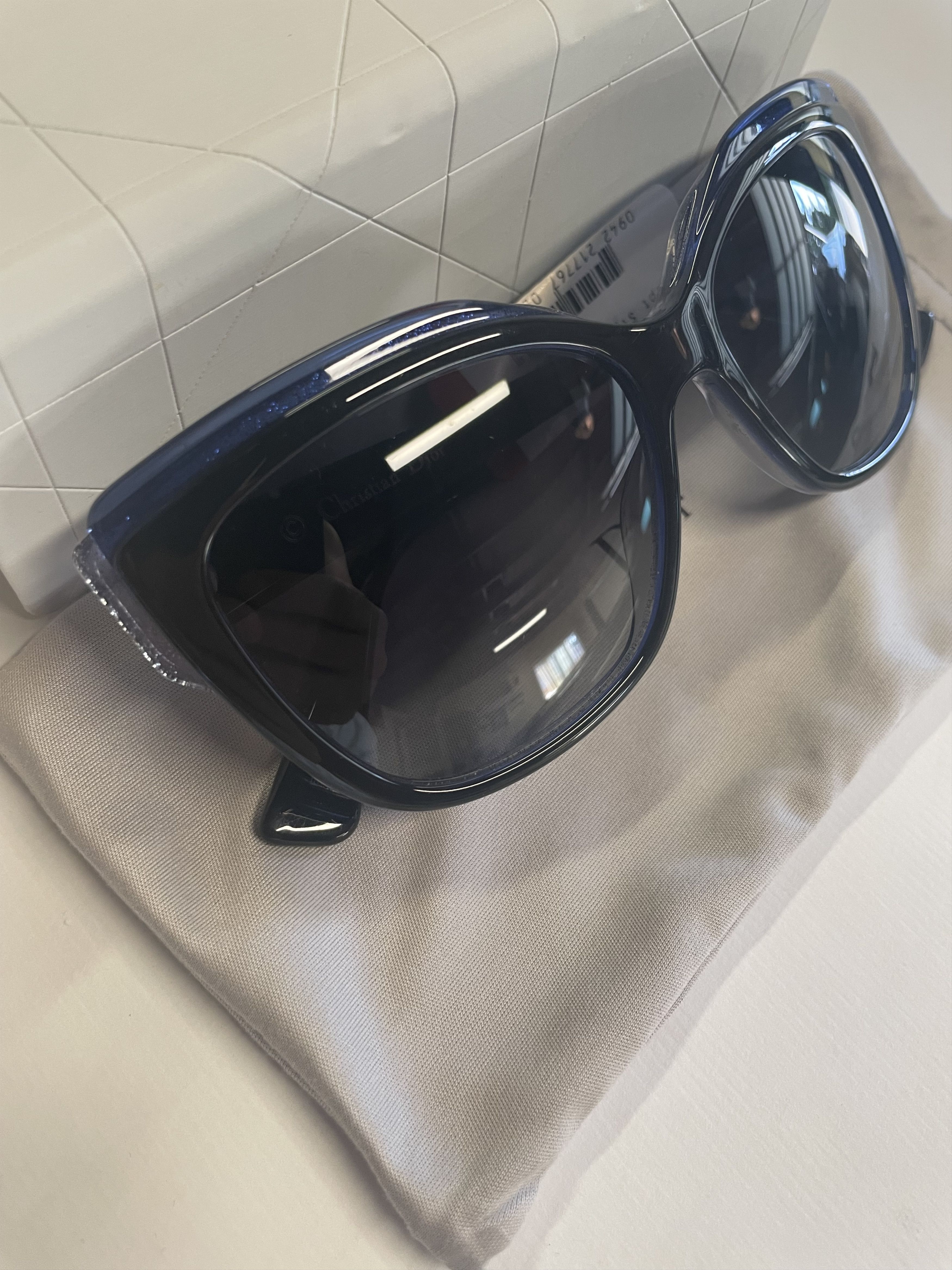 Dior Dior E1XHD DiorGlisten2 Womens Sunglasses Size ONE SIZE - 7 Thumbnail