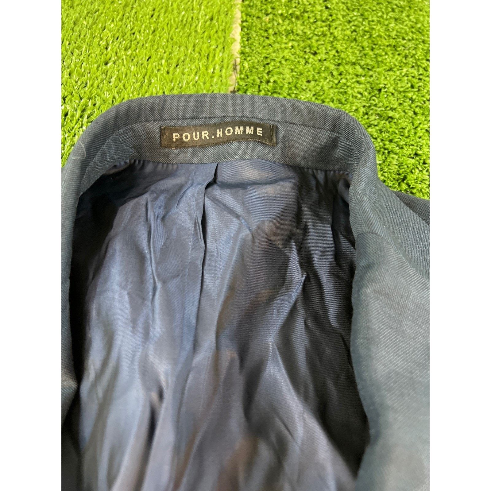 Other Pour Nomme Formal Suit Blazer Jacket Blue 48B Size 48R - 2 Thumbnail