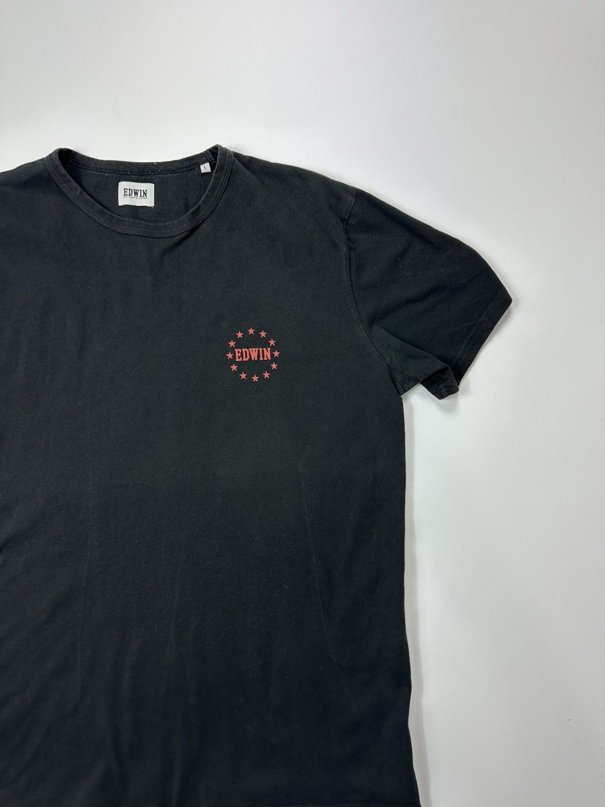 Edwin Edwin T-shirt Logo Men's Black Size US L / EU 52-54 / 3 - 5 Thumbnail