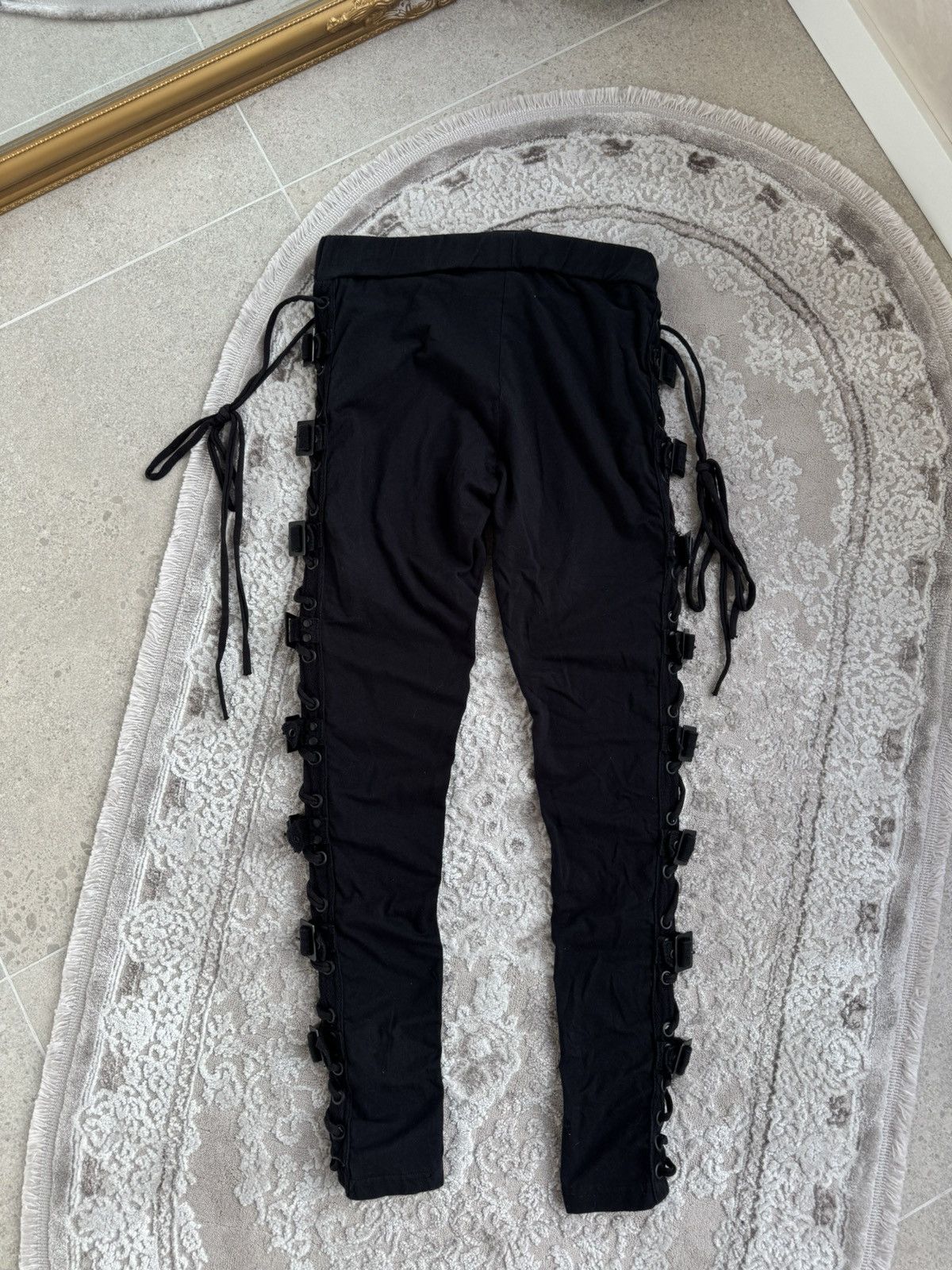 Vintage Rare Pants Gothicana Bondage BDSM Punk Avant-Garde Japan Size US 30 / EU 46 - 2 Thumbnail