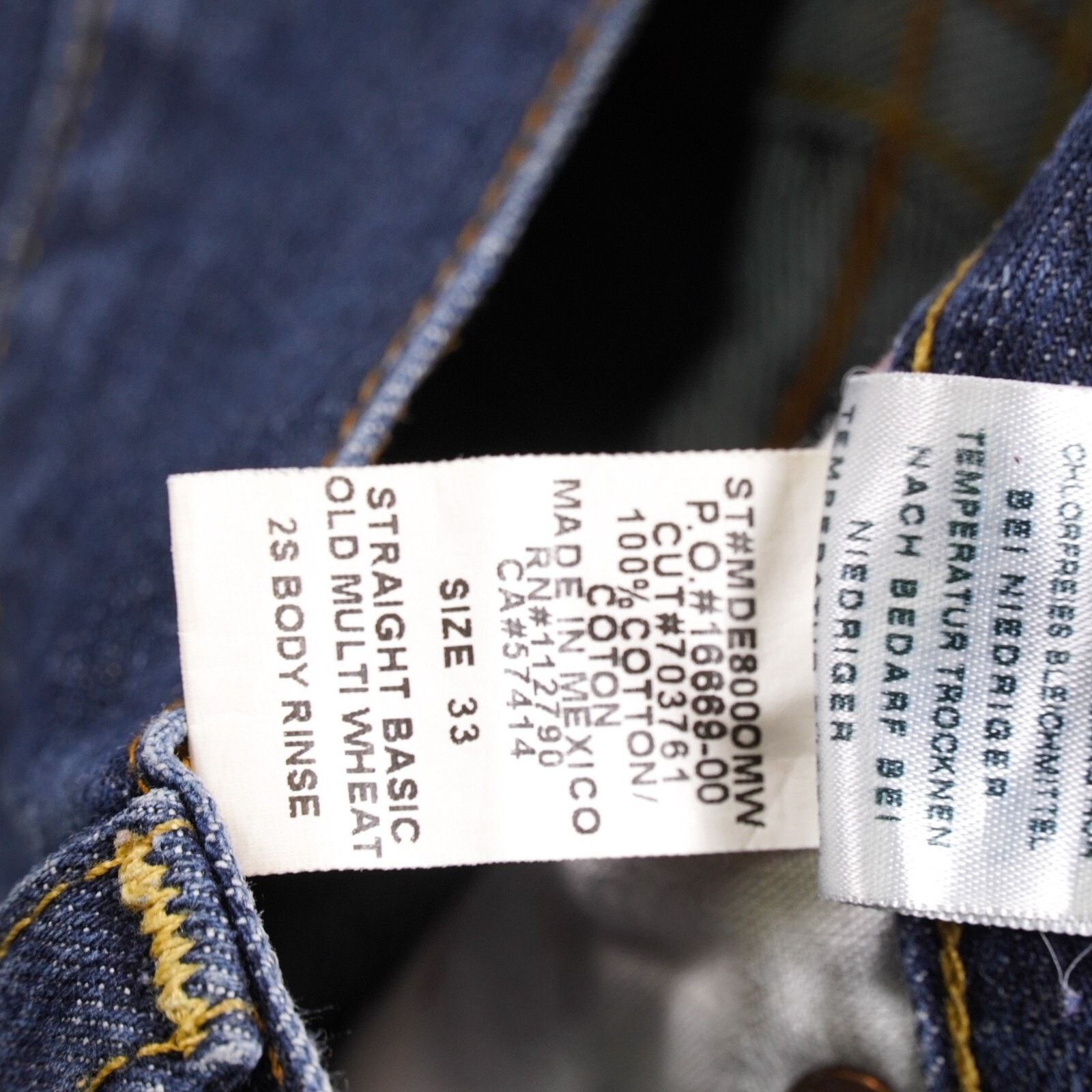 True Religion True Religion Denim Jeans Straight Wide Leg Baggy Pants 33 Size US 33 - 11 Thumbnail