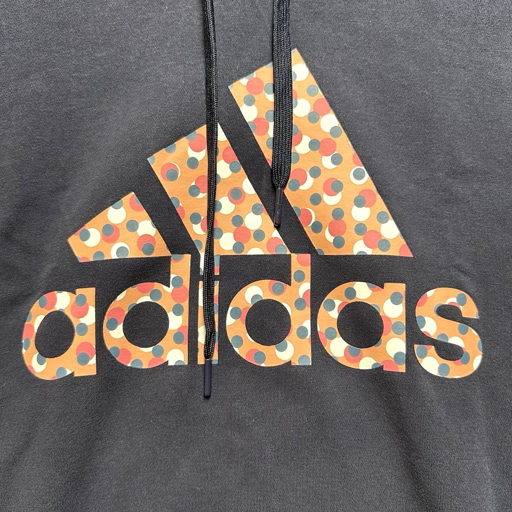 Adidas Adidas Sweatshirt Womens 2X Navy Blue Fleece Pullover Logo Graphic Cropped EUC Size XXL / US 16-18 / IT 52-54 - 3 Thumbnail
