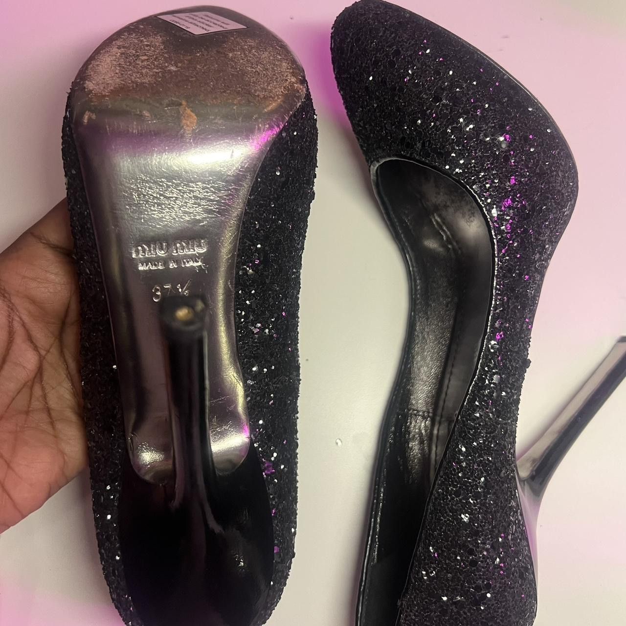 Miu Miu MIU MIU glitter pumps Size US 7 / IT 37 - 4 Thumbnail