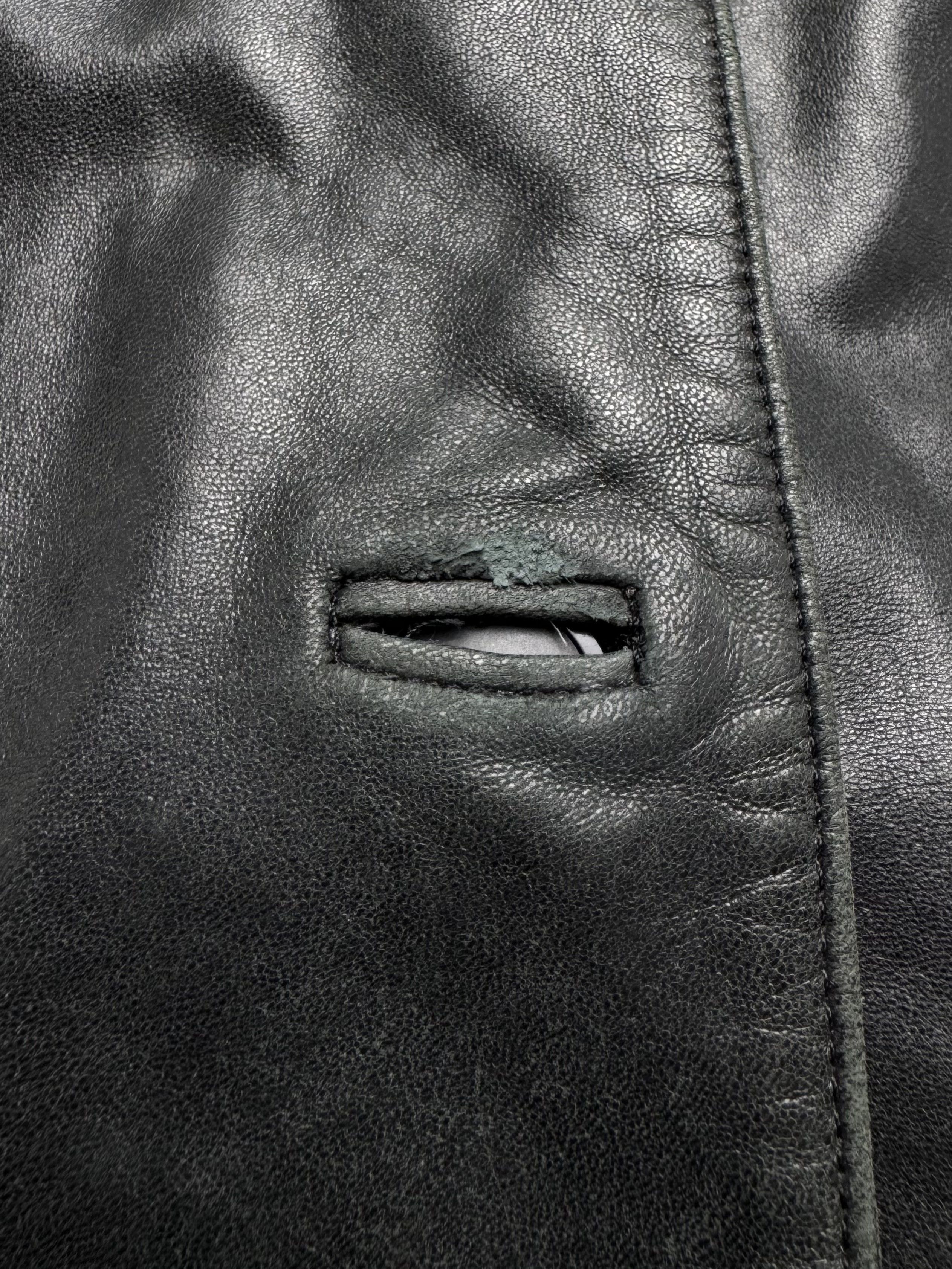 Dolce & Gabbana Vintage Dolce & Gabbana Leather Maxi Coat Y2K Trench Jacket Size M / US 6-8 / IT 42-44 - 7 Thumbnail