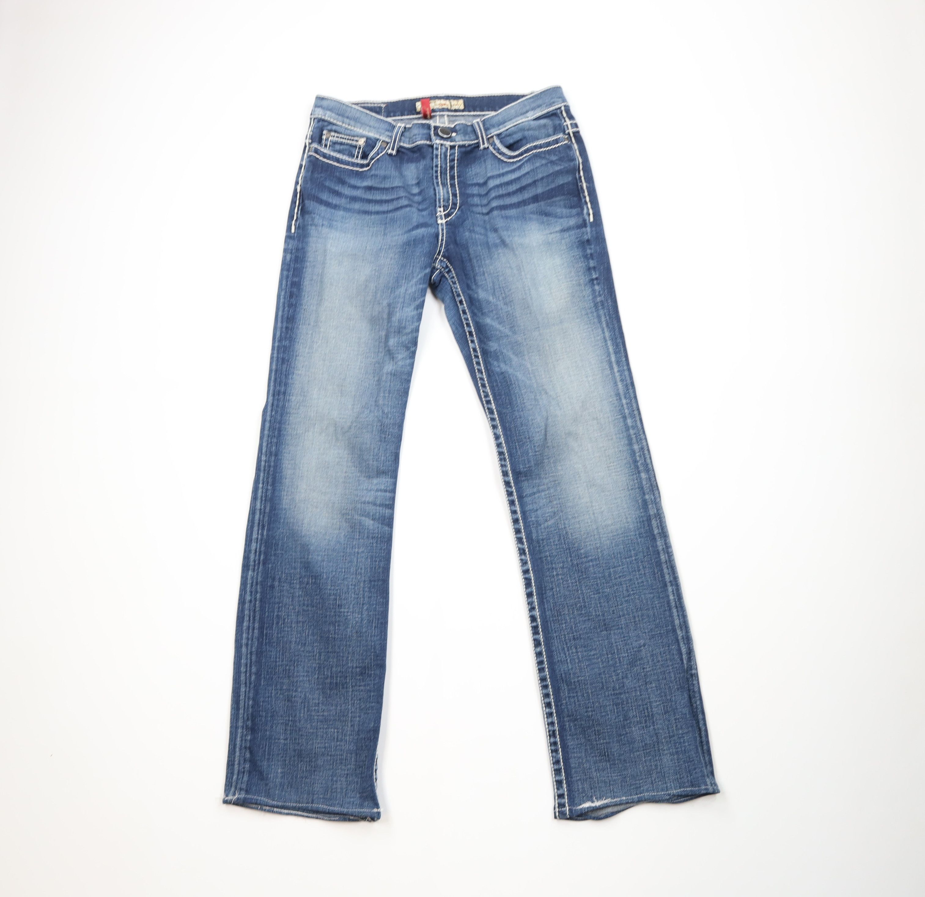 Vintage Vintage Y2K Buckle BKE Drew Bootcut Flared Jeans Blue Size 29" - 1 Thumbnail