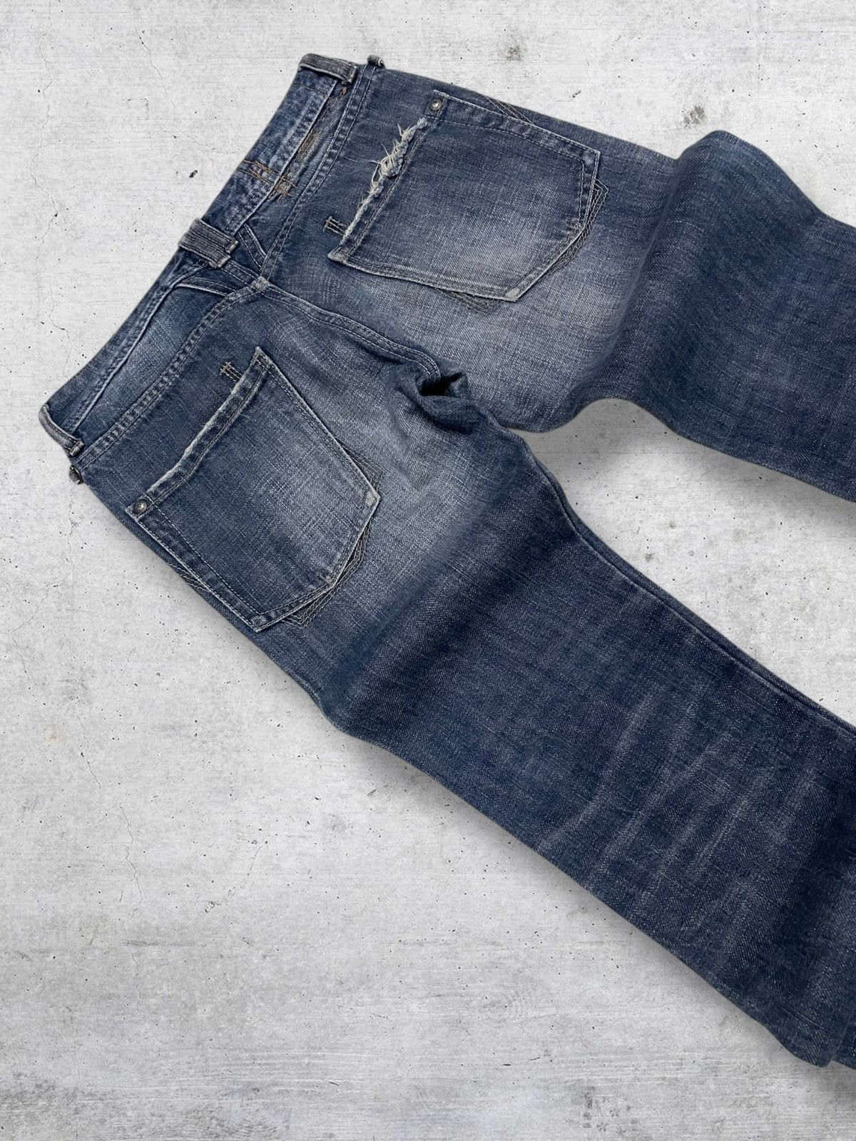 Marithe + Francois Girbaud VINTAGE MARITHE FRANCOIS GIRBAUD DESIGNER 90S FLARED DENIM Size US 26 / EU 42 - 15 Thumbnail