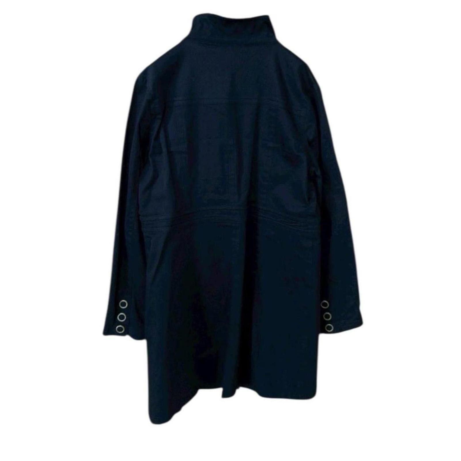Other Denim unique style vintage Chinese style black coat jacket Size S / US 4 / IT 40 - 2 Thumbnail