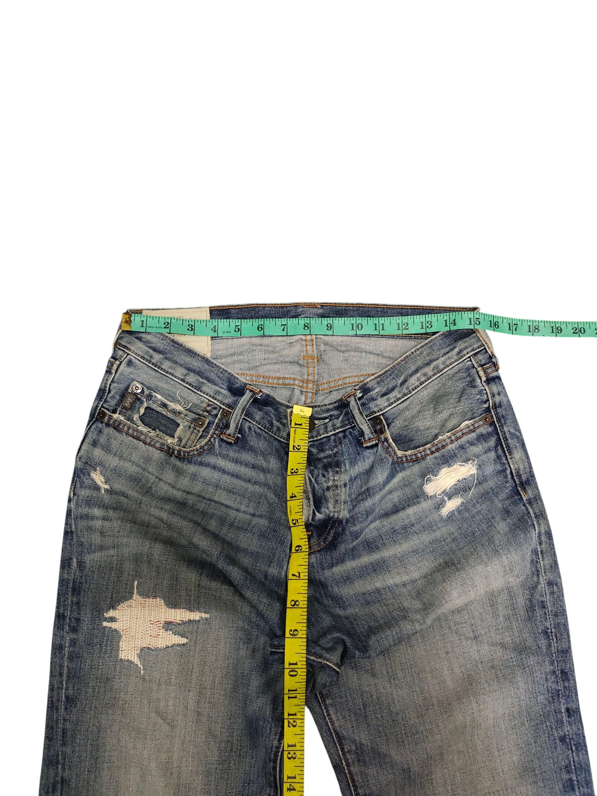 Abercrombie & Fitch Vintage Y2k Abercrombie & Fitch Clawmark Distress Jeans Size US 31 - 17 Thumbnail