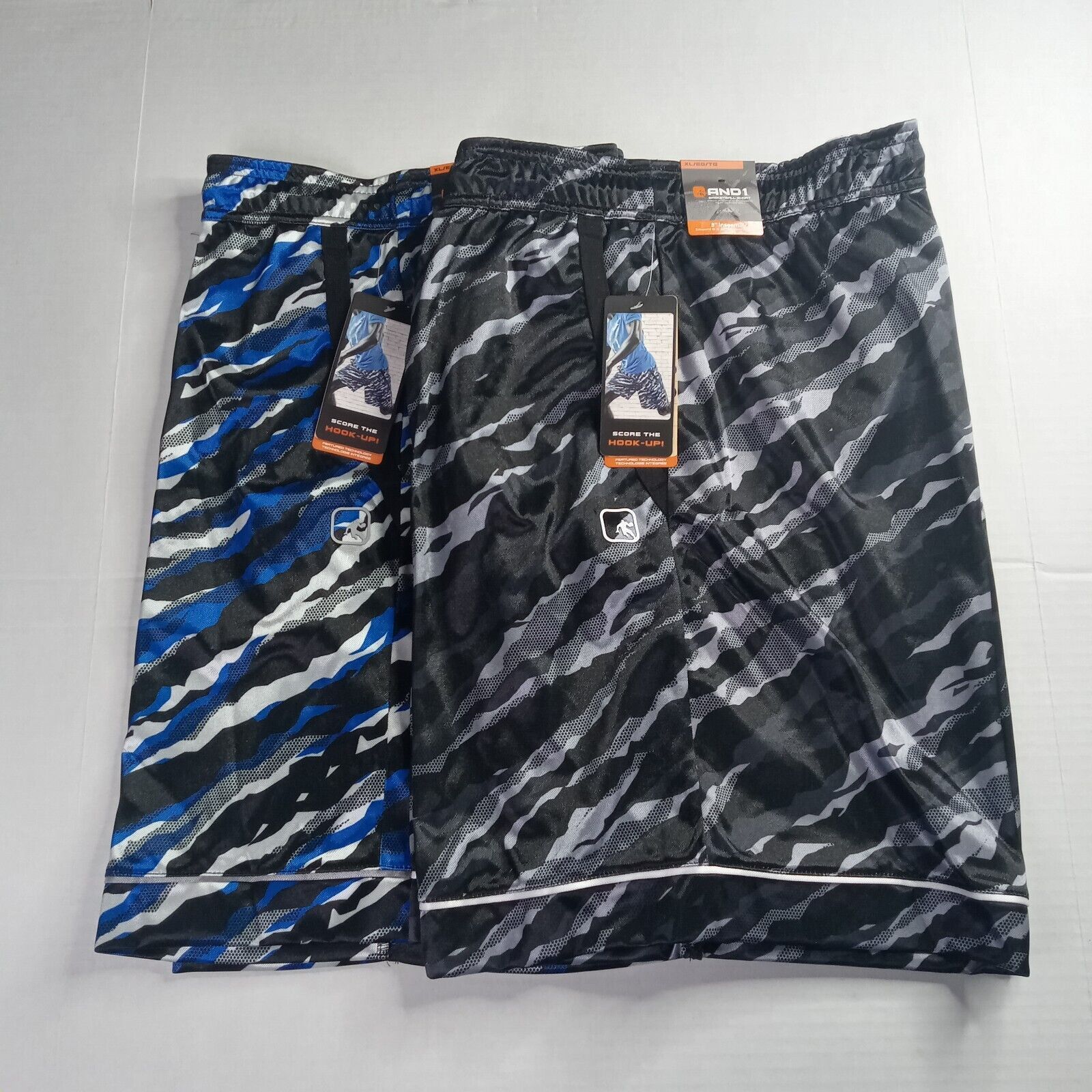 & Other Stories 2 AND1 Athletic Gym Shorts Men’s XL Blue Gray 8" Inseam Size US 38 / EU 54 - 1 Thumbnail