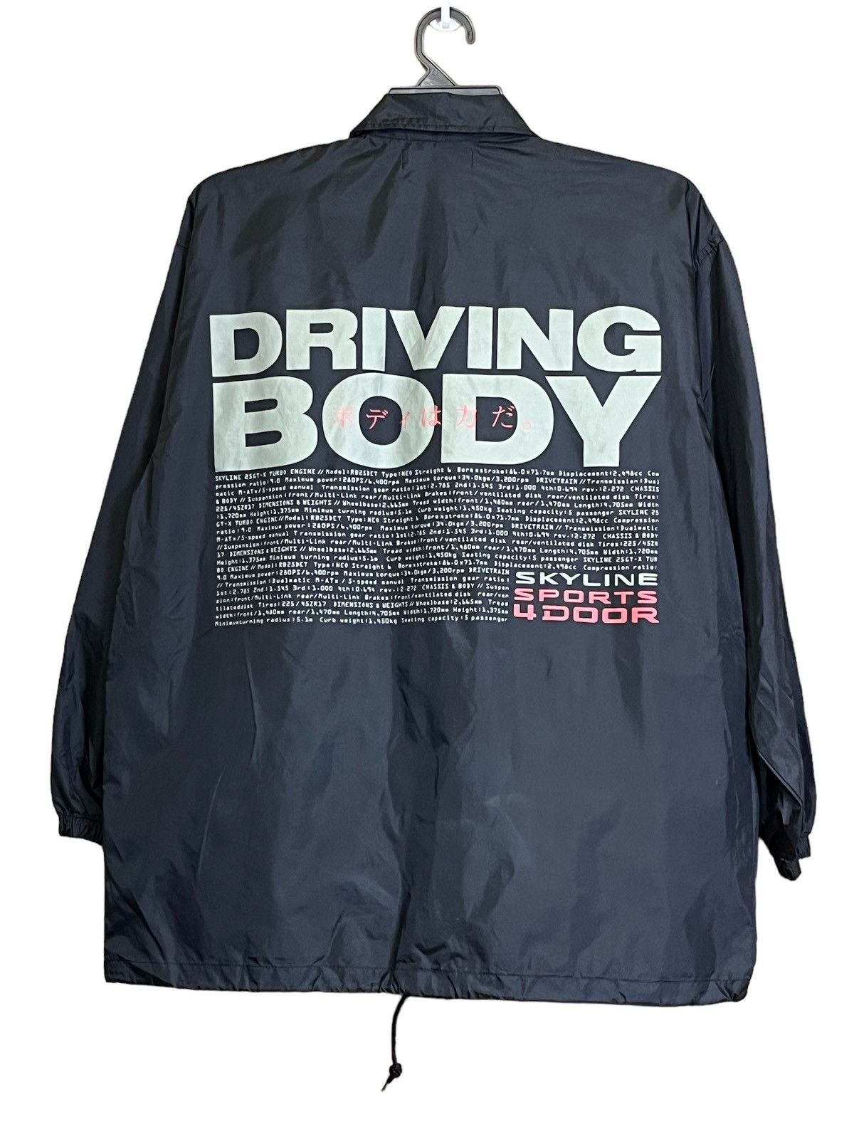 Gear for Sports RARE🔥VINTAGE NISSAN SKYLINE 4 DOOR 25GT-X TURBO RAINCOAT Size US XL / EU 56 / 4 - 1 Thumbnail