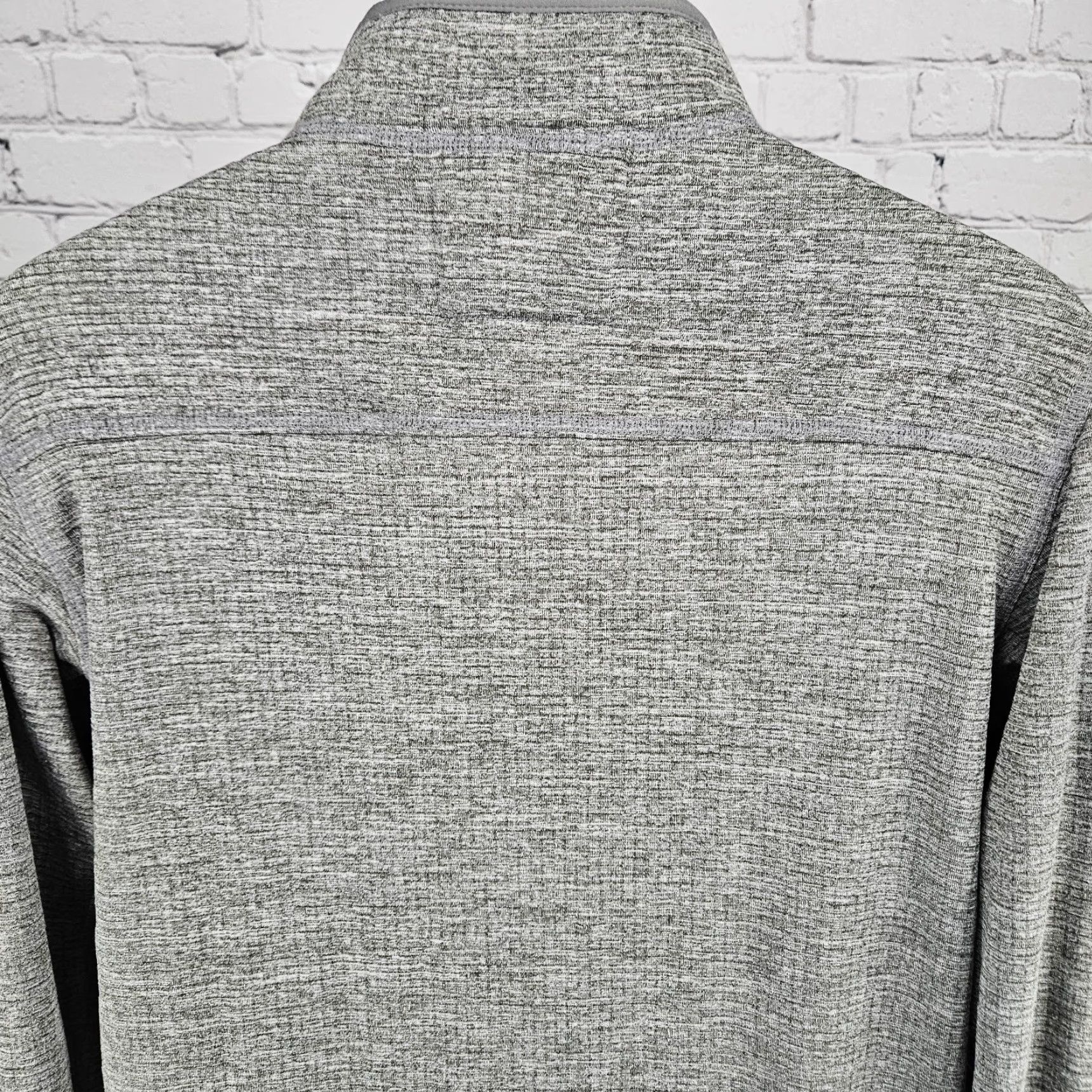 Vintage WCS Adrenaline Lacrosse Grey Front Zip Pocket Thumbholes 1/4 Zip Jacket M Mens Jacket Short Sleeve Zip Pockets Band Collar Solid Polyester Size US M / EU 48-50 / 2 - 7 Thumbnail
