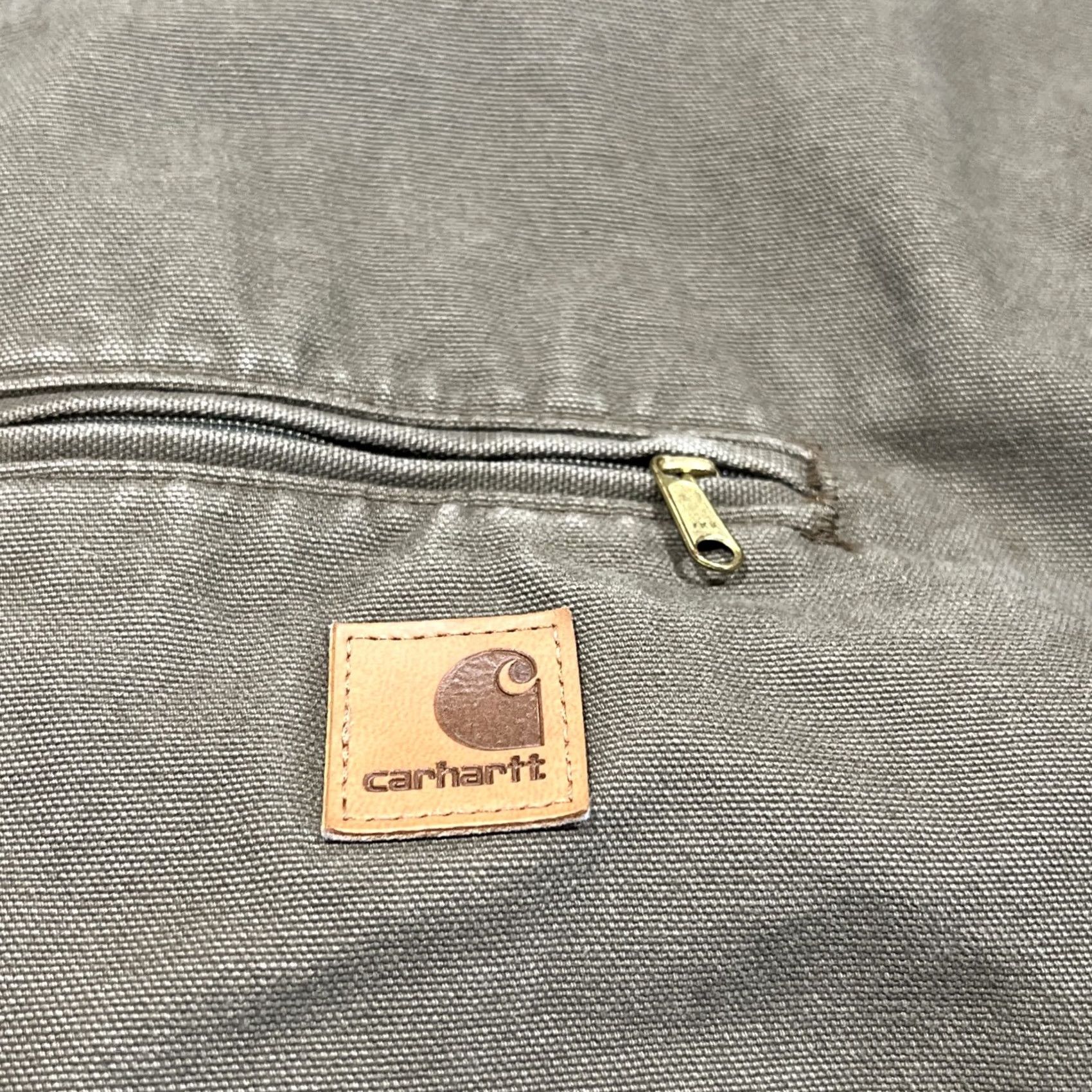 Carhartt VINTAGE Carhartt Jacket Mens 2XL Brown Sherpa Lined Hooded Workwear J141 LBR 90s Grunge Outdoor USA Size US XXL / EU 58 / 5 - 4 Thumbnail