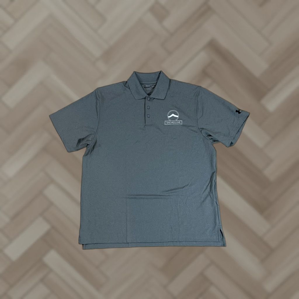 Under Armour Under Armour Polo Shirt Gray Heatgear Golf XL Mens Regular Short Sleeve Collared Button Nike Size US XL / EU 56 / 4 - 1 Thumbnail