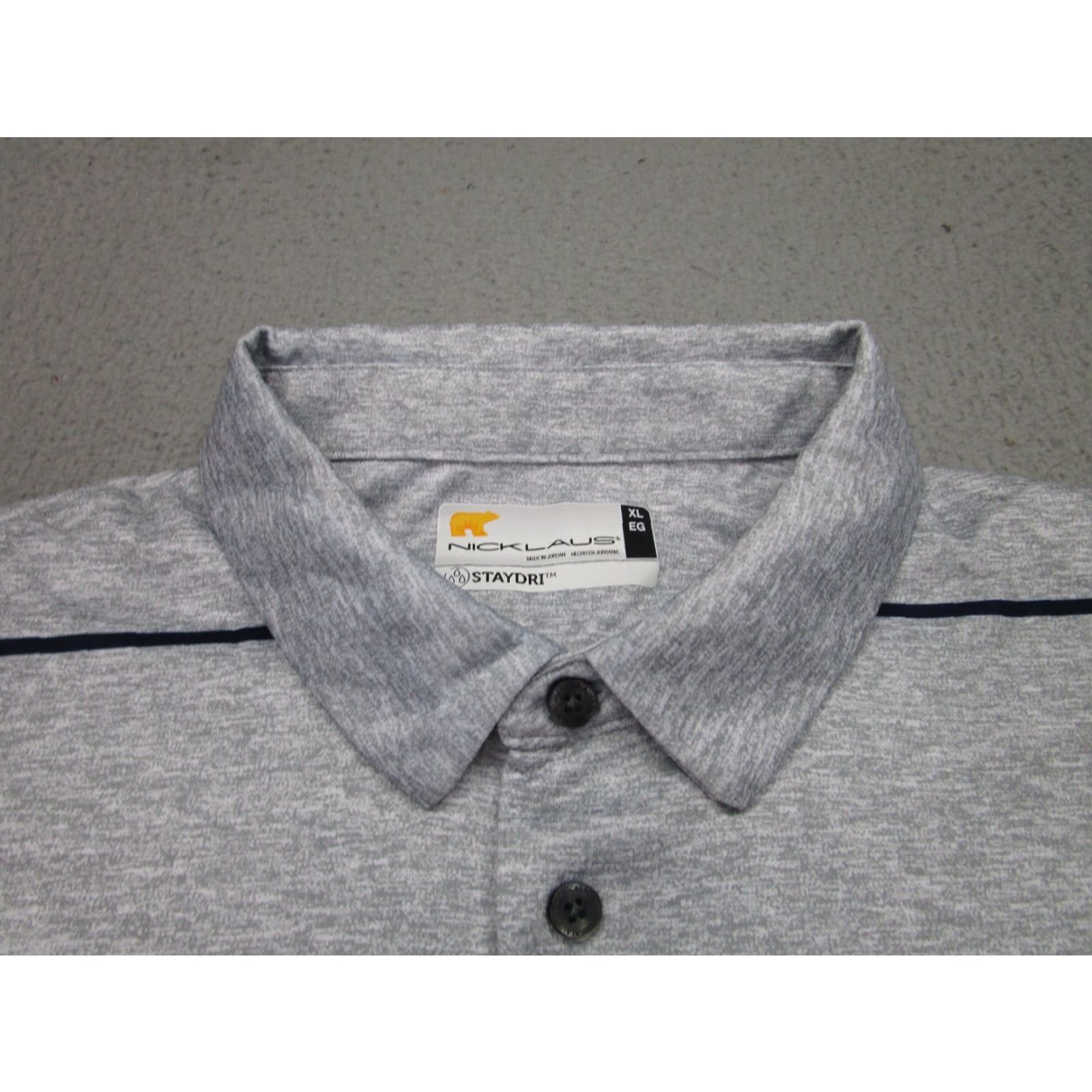 Vintage Jack Nicklaus Polo Shirt Mens XL Gray Performance Golf Adult Staydri Tenniscore Size US XL / EU 56 / 4 - 3 Thumbnail