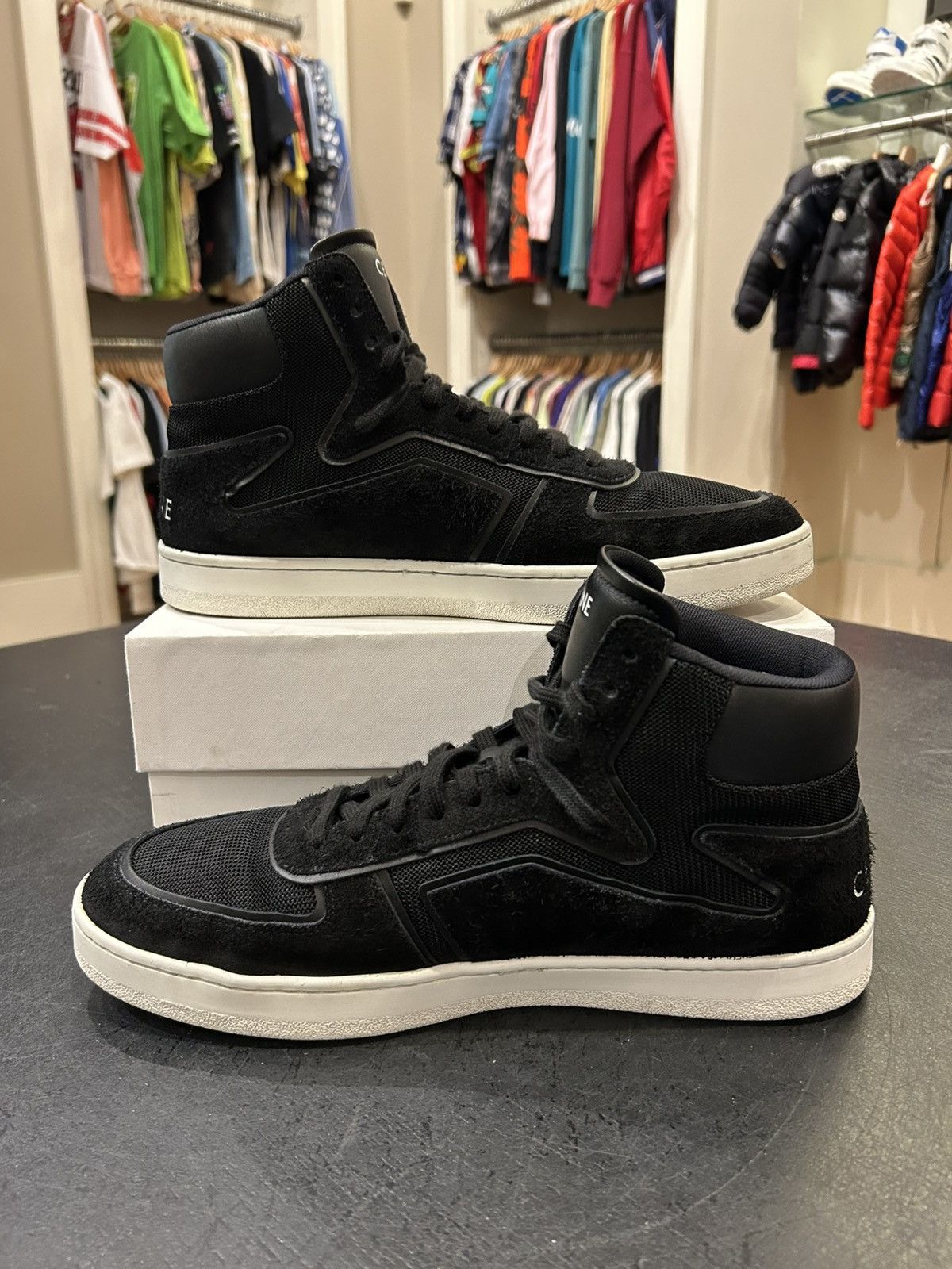 Celine Celine CT-01 Z Trainer High Top Sneakers Size US 12 / EU 45 - 2 Thumbnail