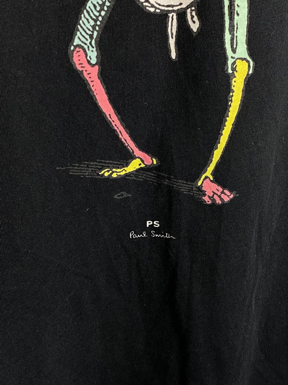 Paul Smith × Vintage Paul Smith Vintage T-Shirt Skeleton Scull Print Size US XL / EU 56 / 4 - 4 Thumbnail