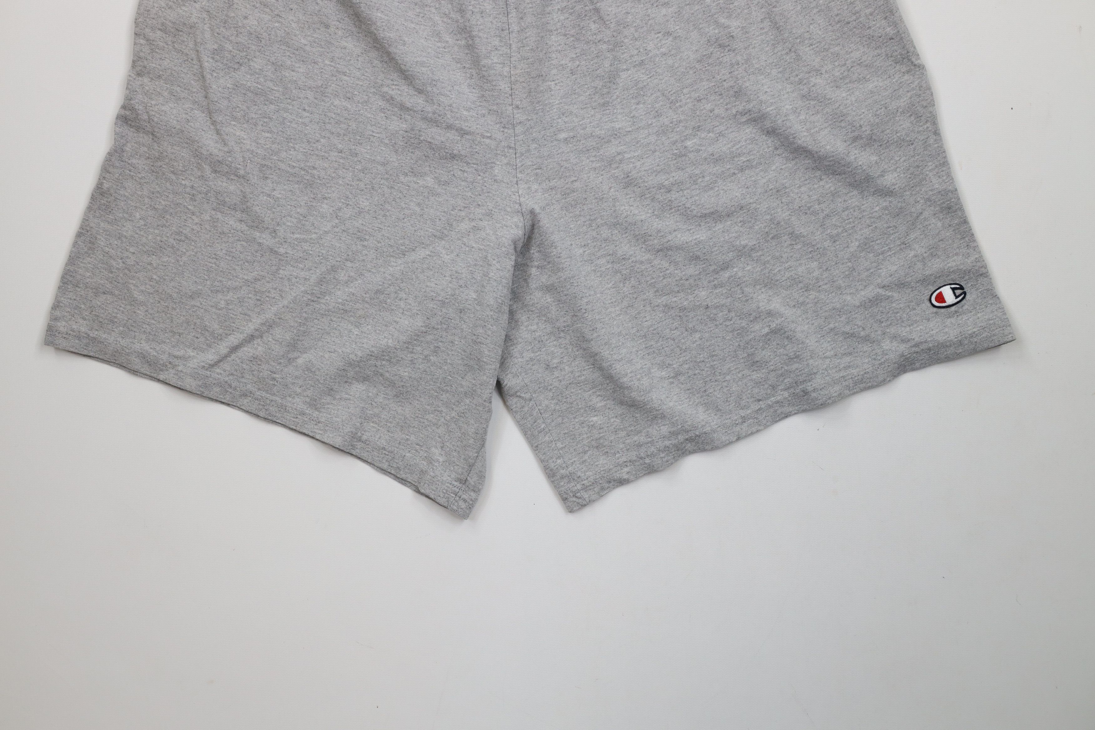 Champion × Vintage Vintage Champion Classic Logo Above Knee Shorts Heather Gray Size US 38 / EU 54 - 4 Thumbnail