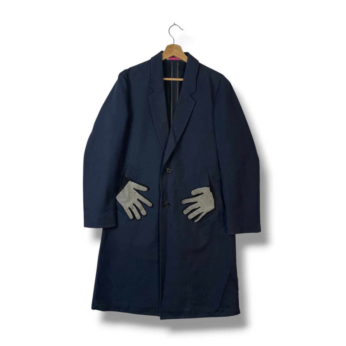 Paul Smith PAUL SMITH COTTON BLEND LONG COAT JACKET Size US L / EU 52-54 / 3 - 3 Thumbnail