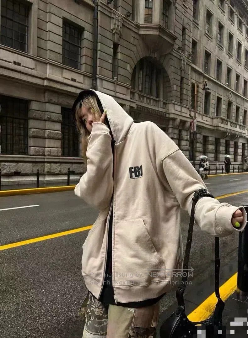 Balenciaga Balenciaga FBI Zipper Sweatshirt Jacket Size US S / EU 44-46 / 1 - 7 Thumbnail