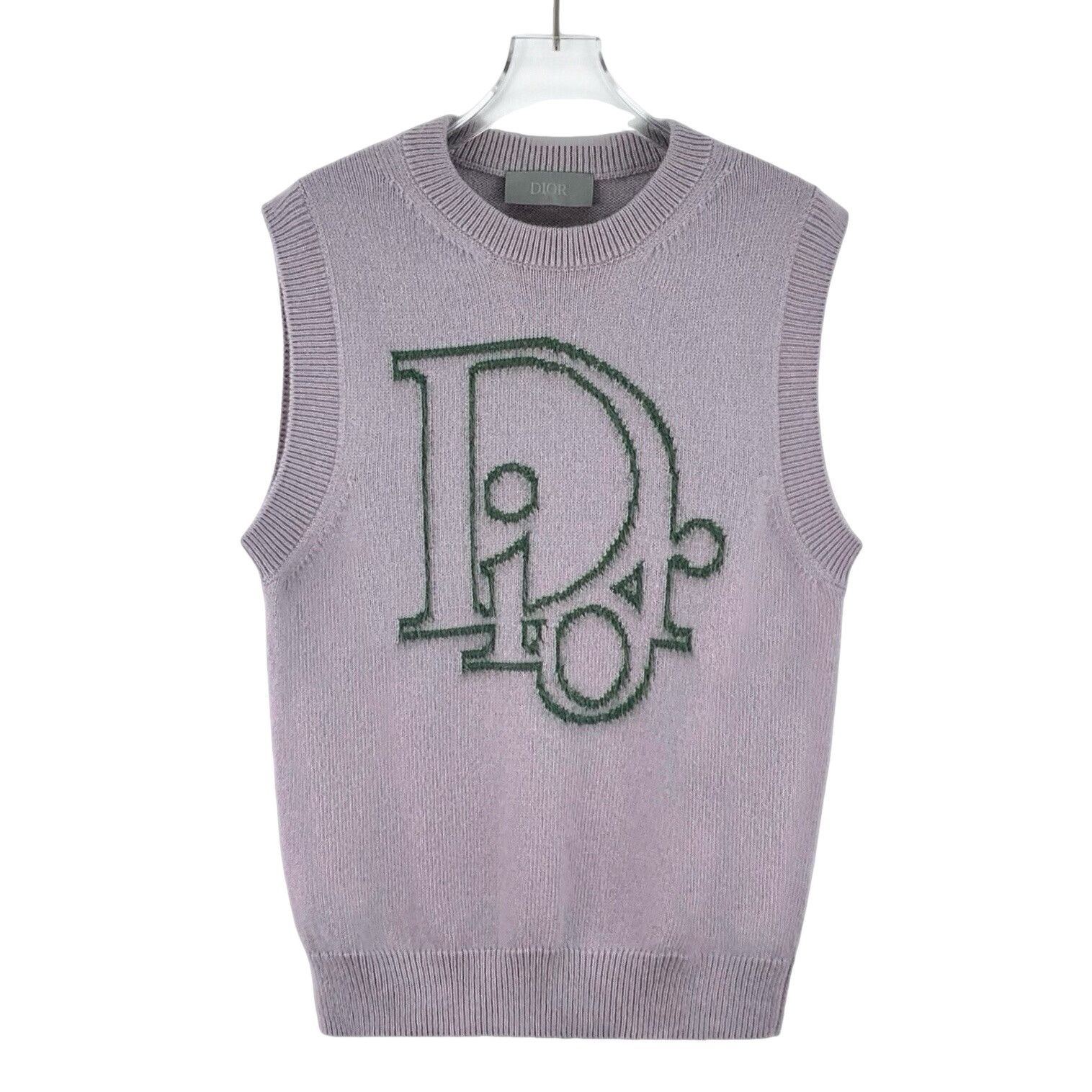 Dior Dior Logo Intarsia Cashmere Vest Size M Size US M / EU 48-50 / 2 - 1 Thumbnail