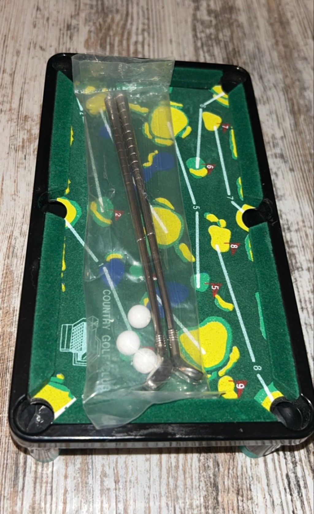 The Unbranded Brand Unbranded Mini Golf Pool Table Board Game One Size Green Size ONE SIZE - 2 Thumbnail