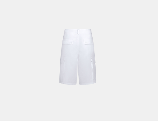 o1bcso1str0224 Shorts in White