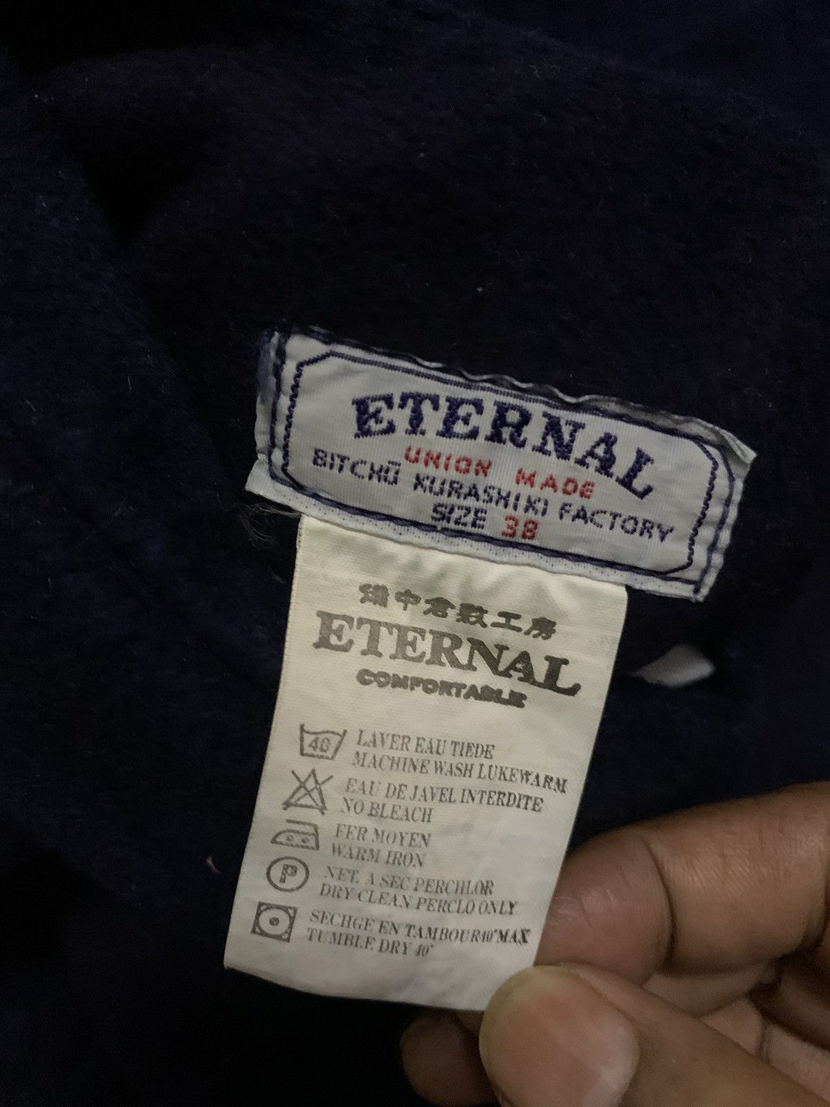 Blue Blue Japan × Eternal × Indigo Eternal Union Made Bitchu Kurashiki Factory Jacket Size US L / EU 52-54 / 3 - 8 Thumbnail