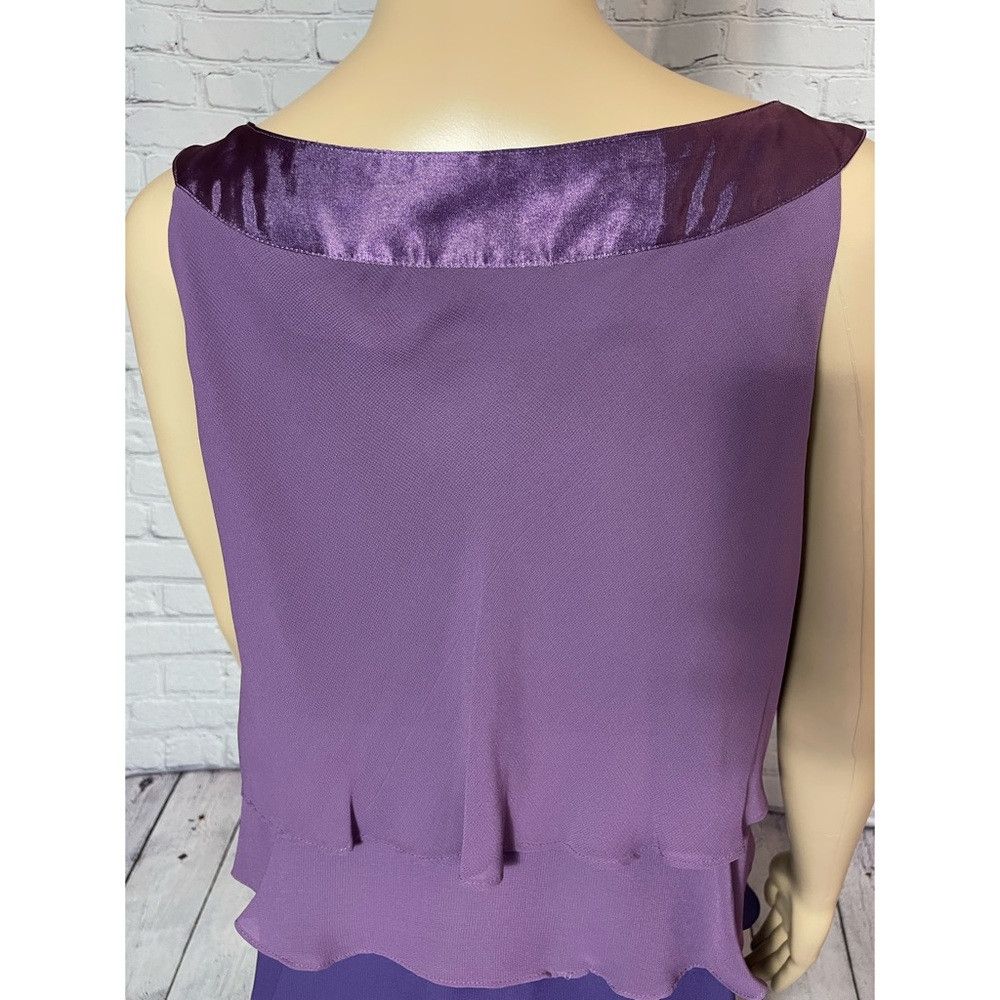 Other Fashion Bug Layered 50 Shades Of Purple Sleeveless Dress Si Size XXL / US 16-18 / IT 52-54 - 3 Thumbnail