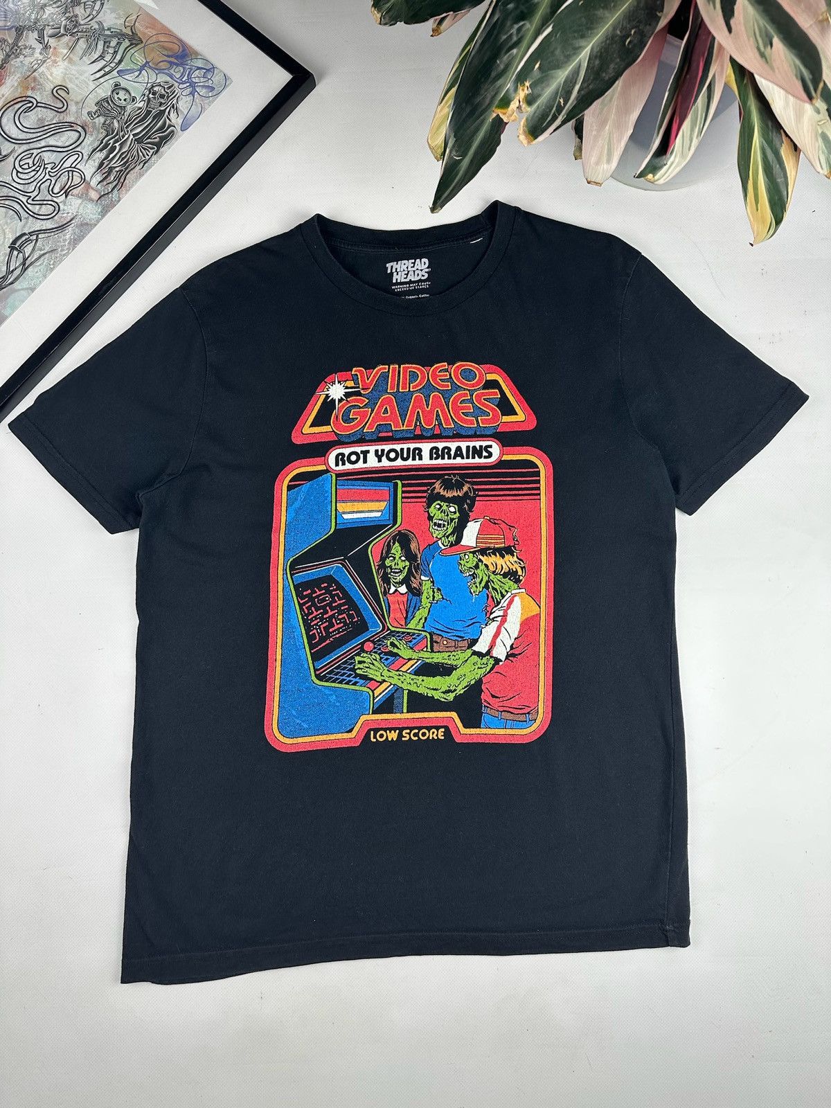 Other Vintage Steven Rhodes zombie video game tee horror Size US M / EU 48-50 / 2 - 4 Thumbnail
