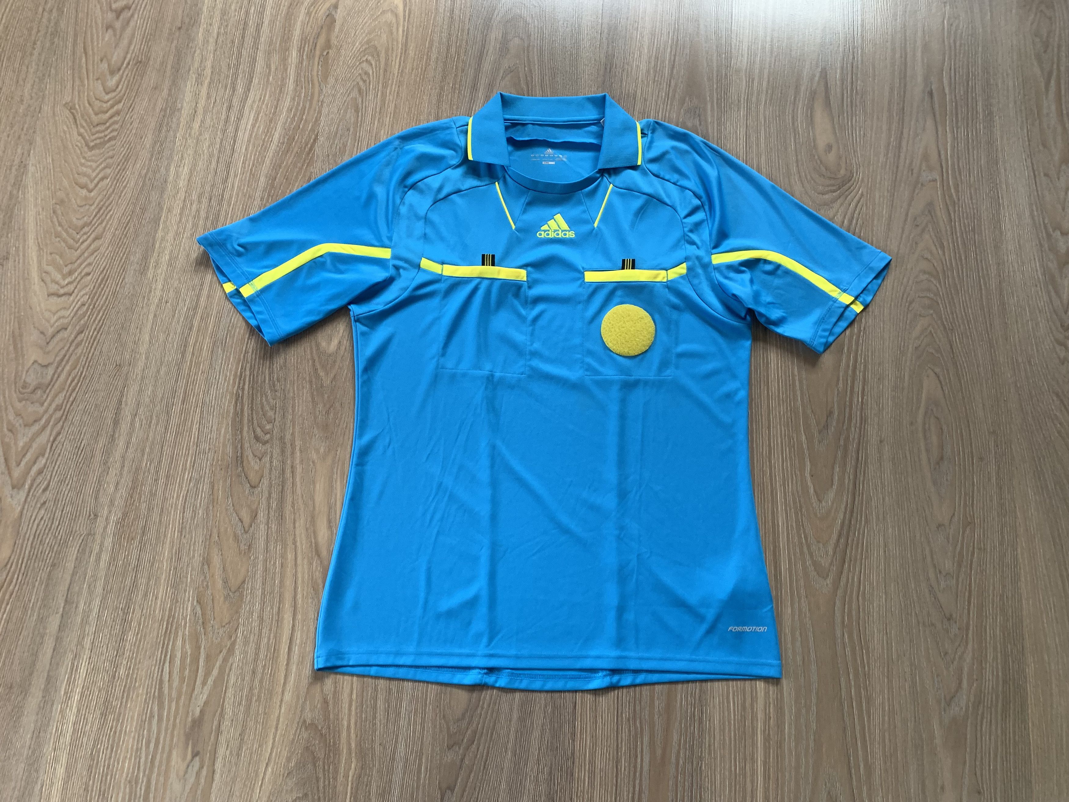 Adidas Adidas Formotion Referee Blue Football Shirt Jersey Size US L / EU 52-54 / 3 - 1 Thumbnail
