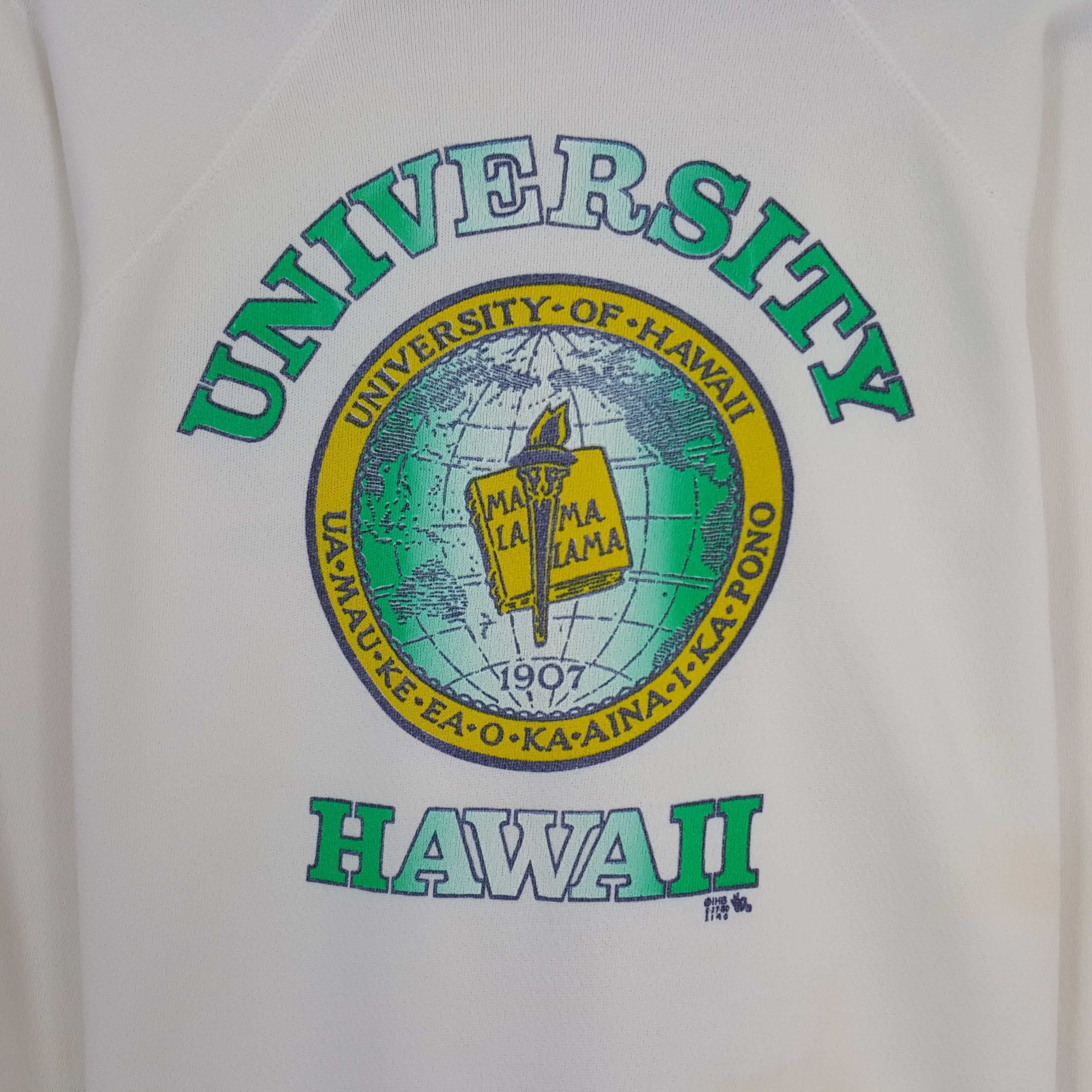 Vintage Vintage University Hawai Sweatshirt Size US M / EU 48-50 / 2 - 2 Thumbnail