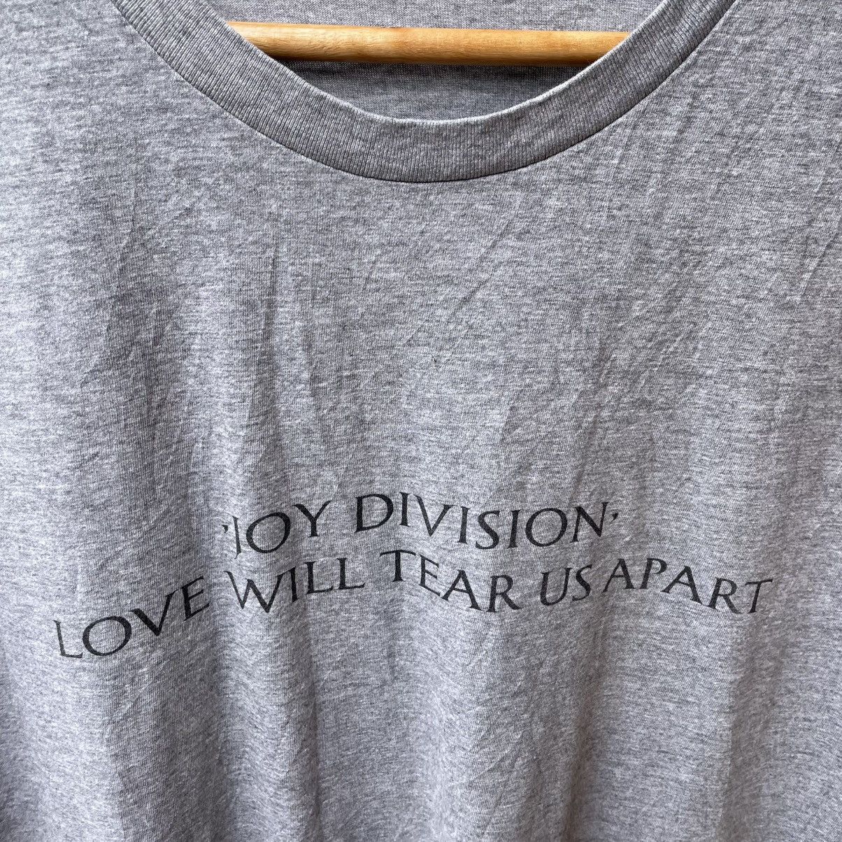 Band Tees × Joy Division × Vintage 🔥Vintage Joy Division Love Will Tear Us Apart Promo Song Tee Size US L / EU 52-54 / 3 - 6 Thumbnail