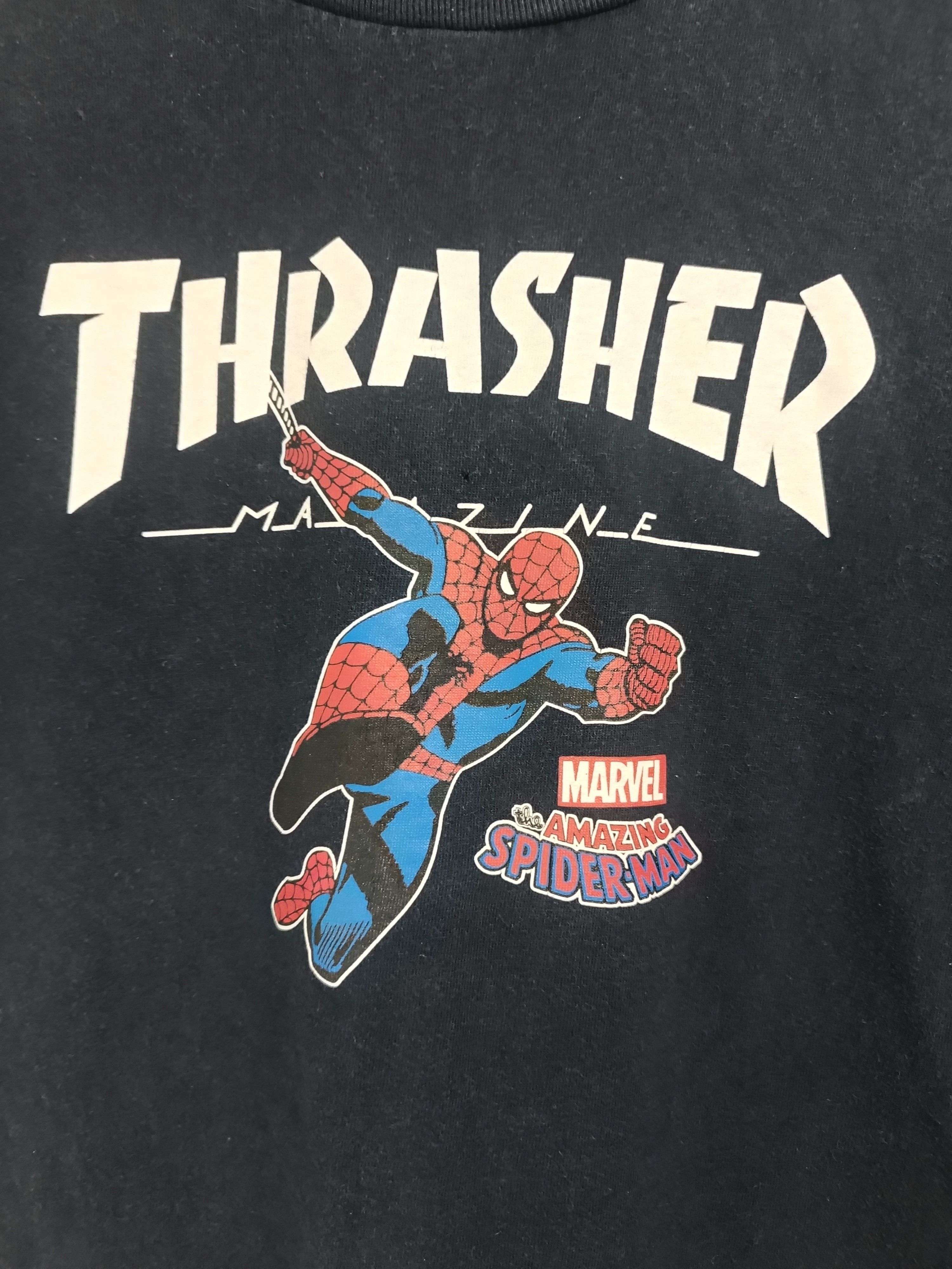 Marvel Comics VINTAGE THRASHER X MARVEL SPIDERMAN FADED TEE IRONMAN XMEN Size US S / EU 44-46 / 1 - 9 Thumbnail