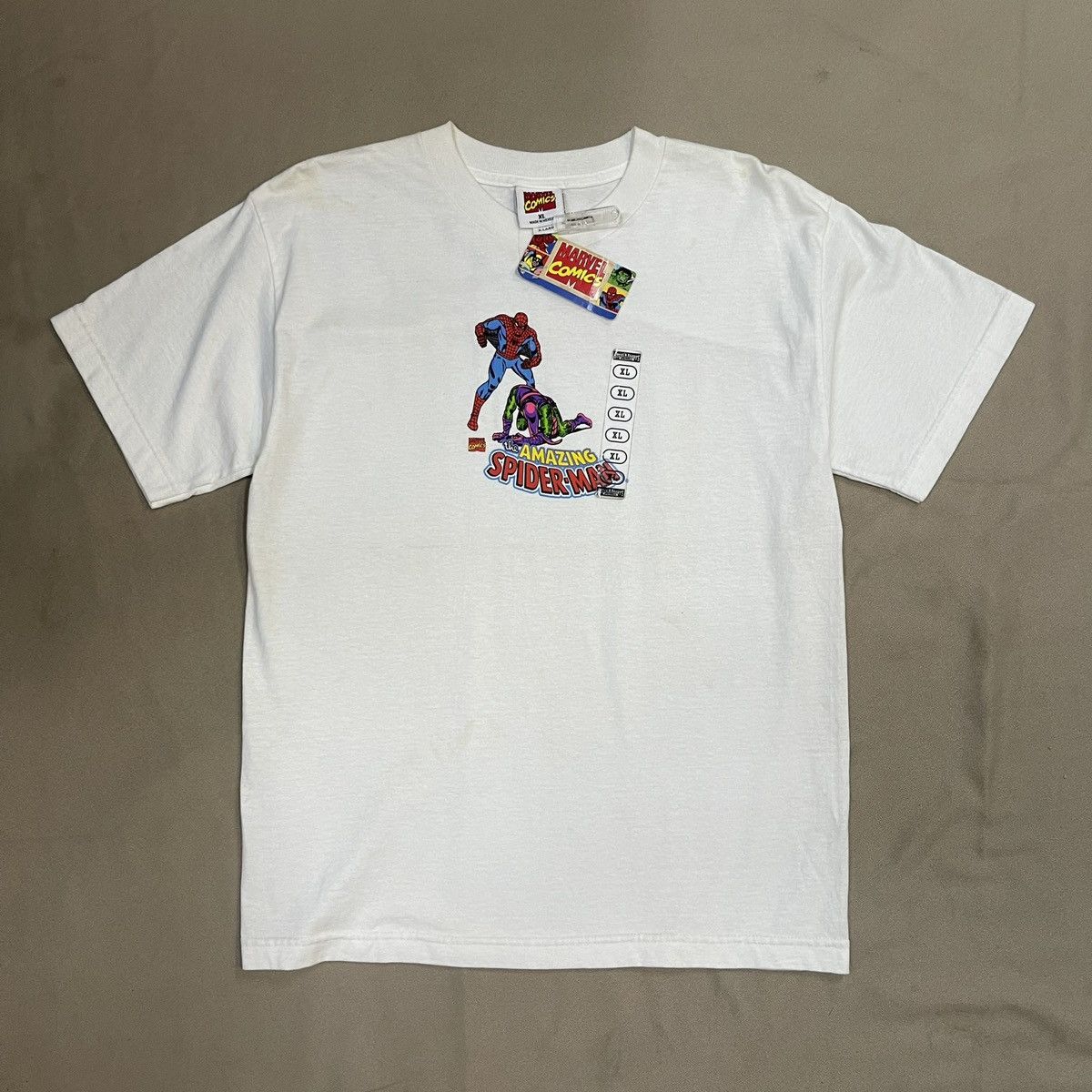 Vintage VINTAGE SPIDERMAN 2006 MARVEL COMICS MOVIE TEES Size US L / EU 52-54 / 3 - 8 Thumbnail